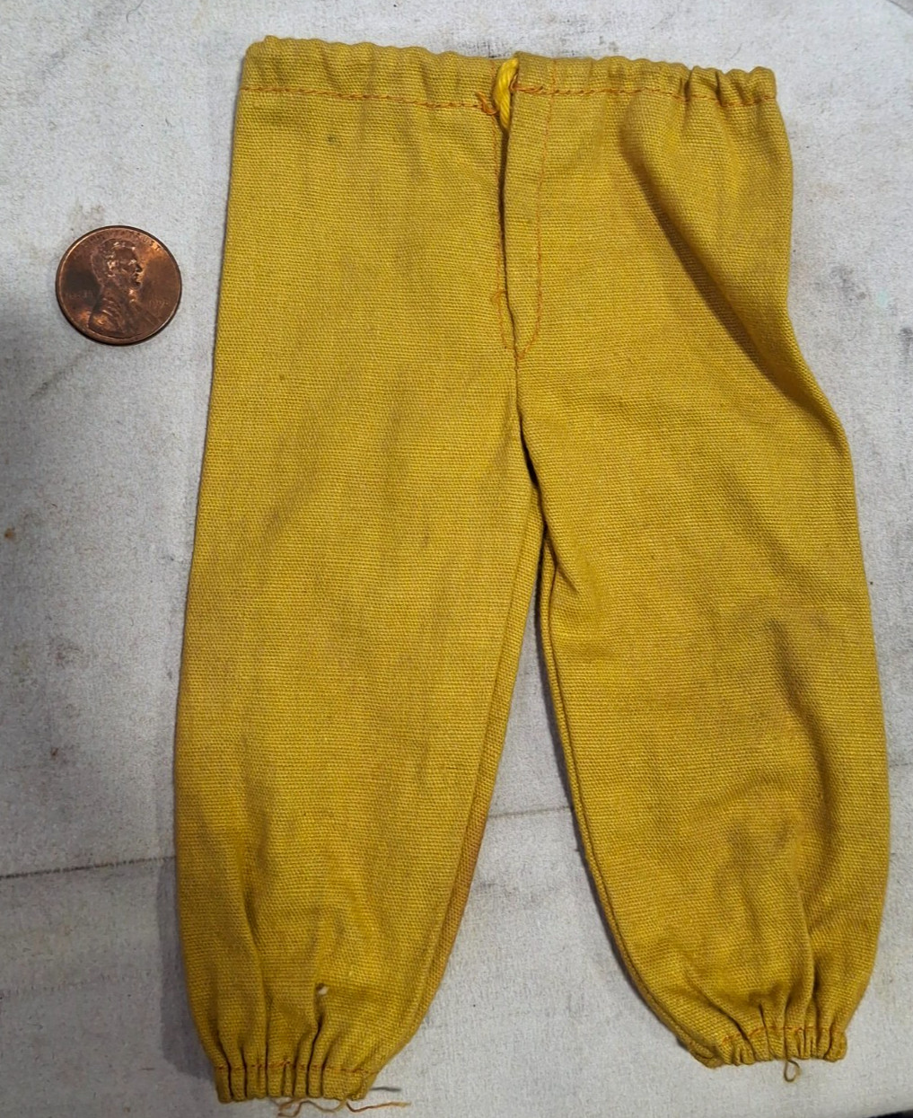 Vintage Hasbro Hong Kong GI Joe Deep Freeze Mustard Pants for 12″ Figures NJ-103