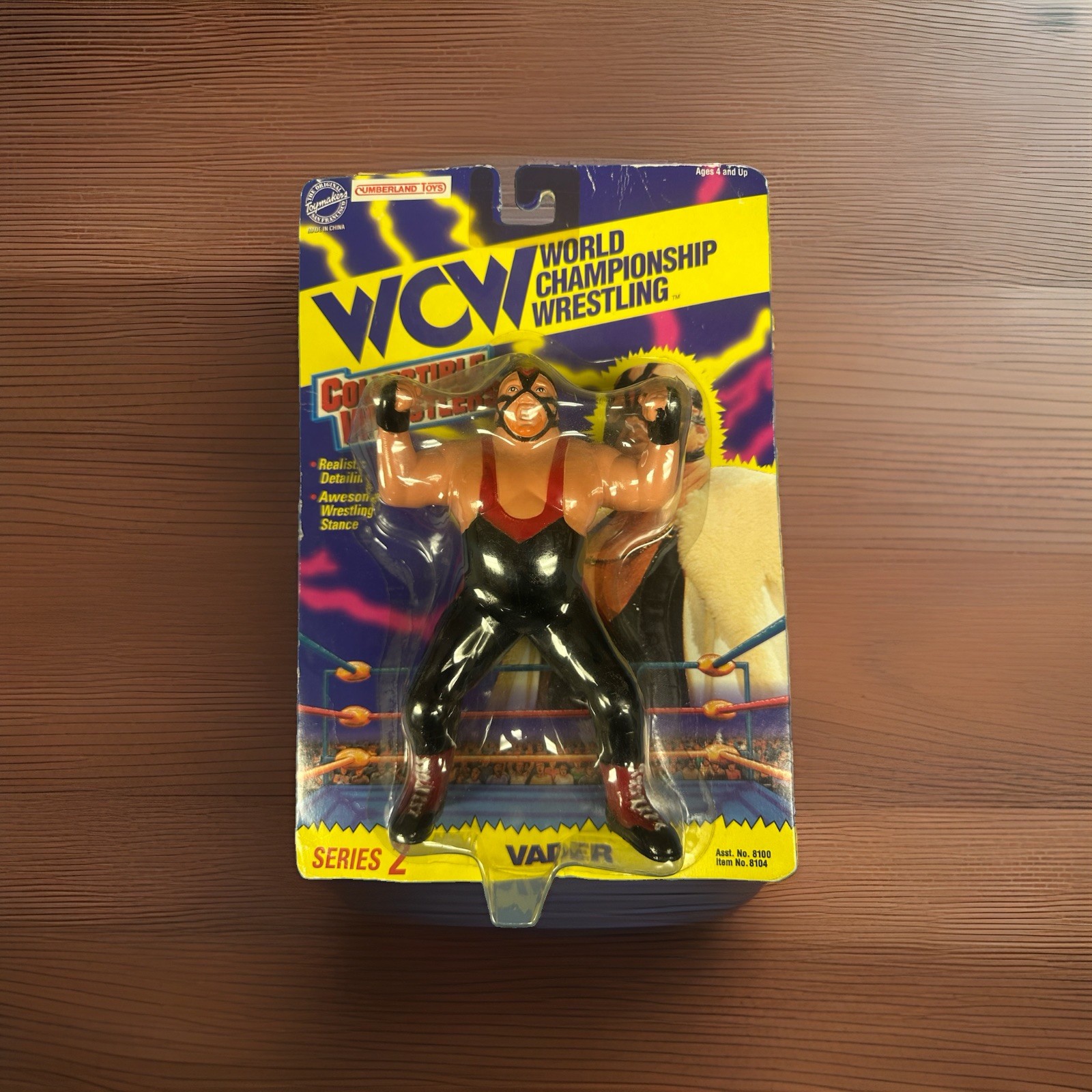 1994 WCW Vader Series 2 Action Figure – San Francisco Toymakers – Sealed New