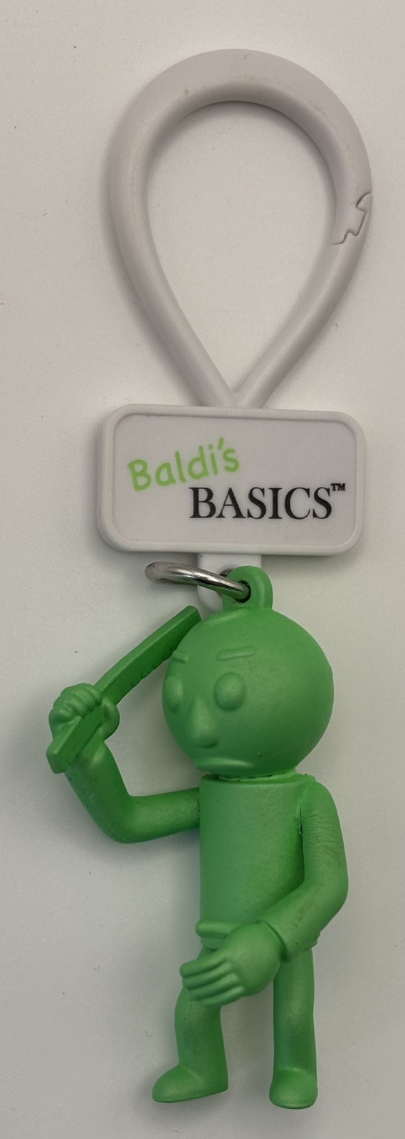Baldi’s Basics Keychain Ruler Collector Clips Figure PhatMojo GREEN Rare Variant