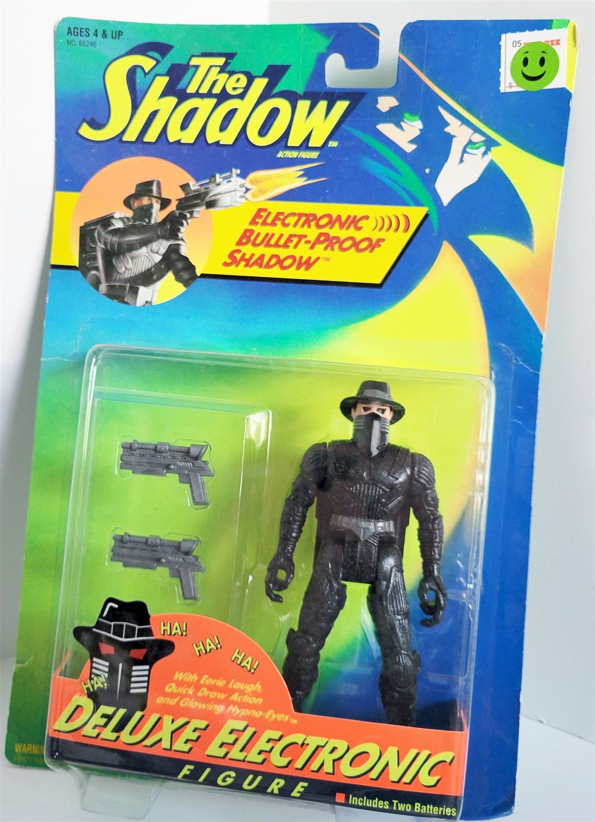 The Shadow Electronic Bullet Proof Shadow Deluxe Action Figure Kenner 1994