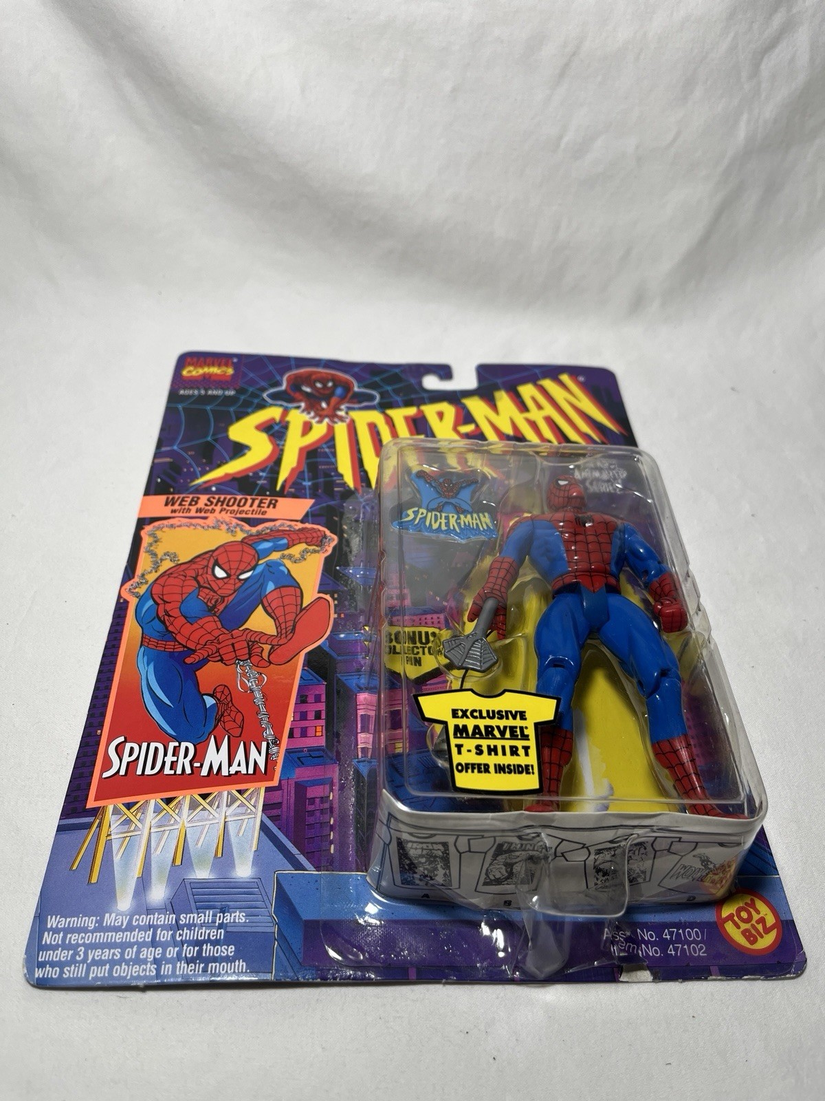 Spiderman The Animated Series Web Shooter Spider-Man Toy Biz Figure