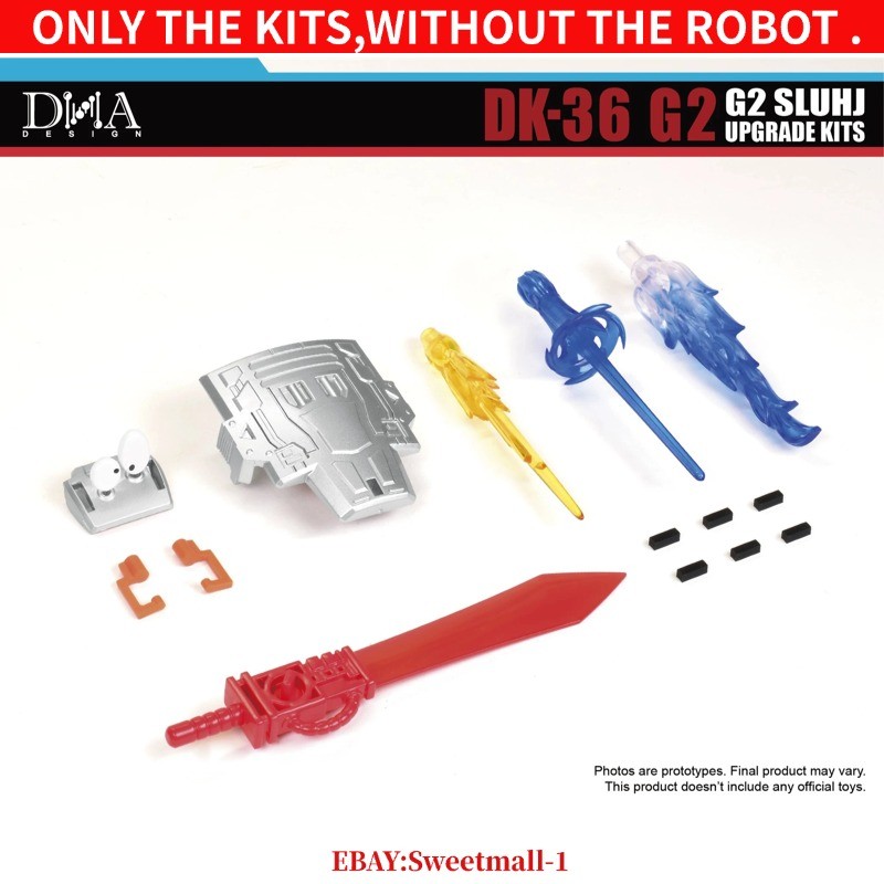 DNA DK-36 G2 SLUUJ UPGRADE KITS FOR AGE OF THE PRIMES G2 DINOBOT SLUDGE