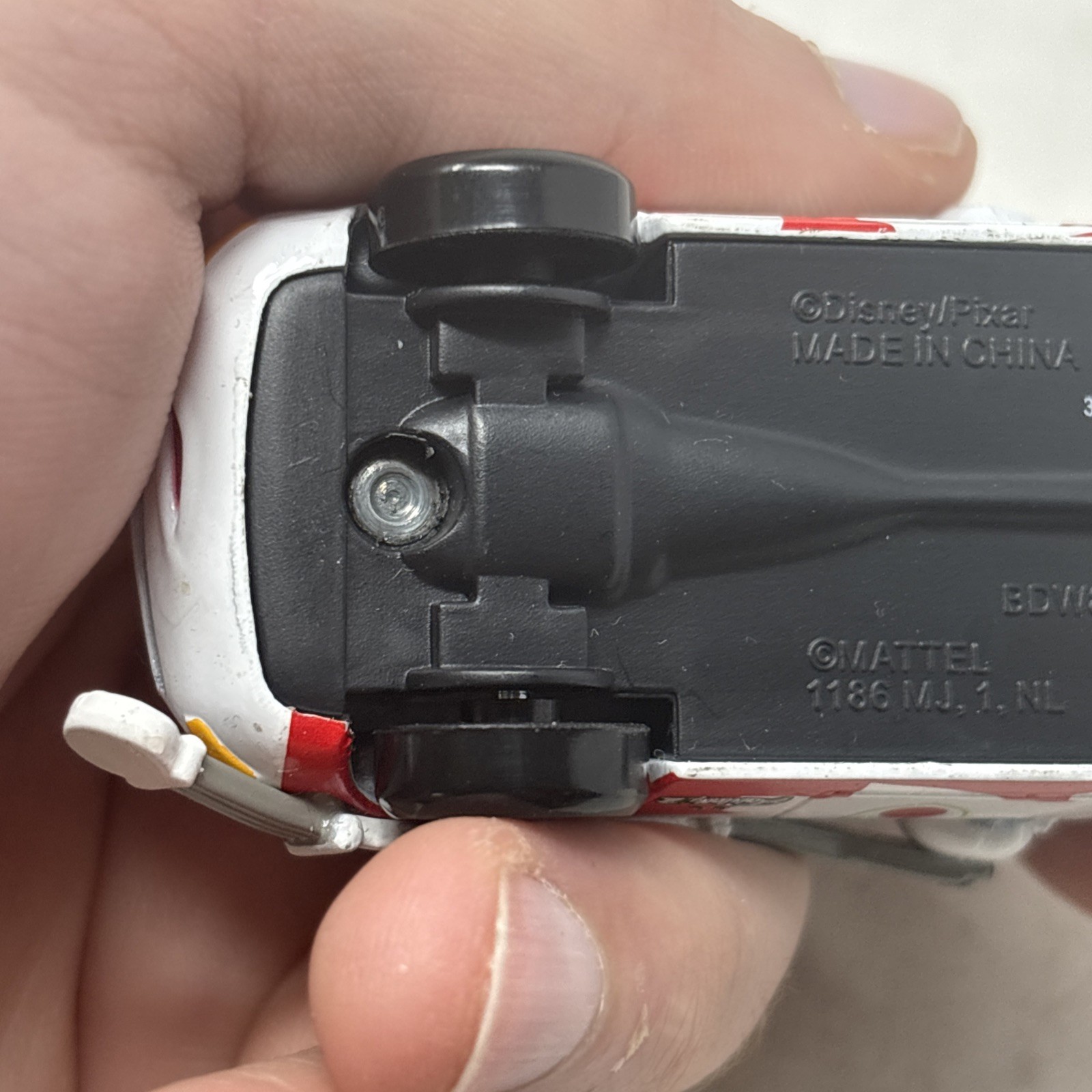 RARE Disney Pixar Cars 2 Mach Matsuo Shu Todoroki Crew Chief WGP Mattel. Read
