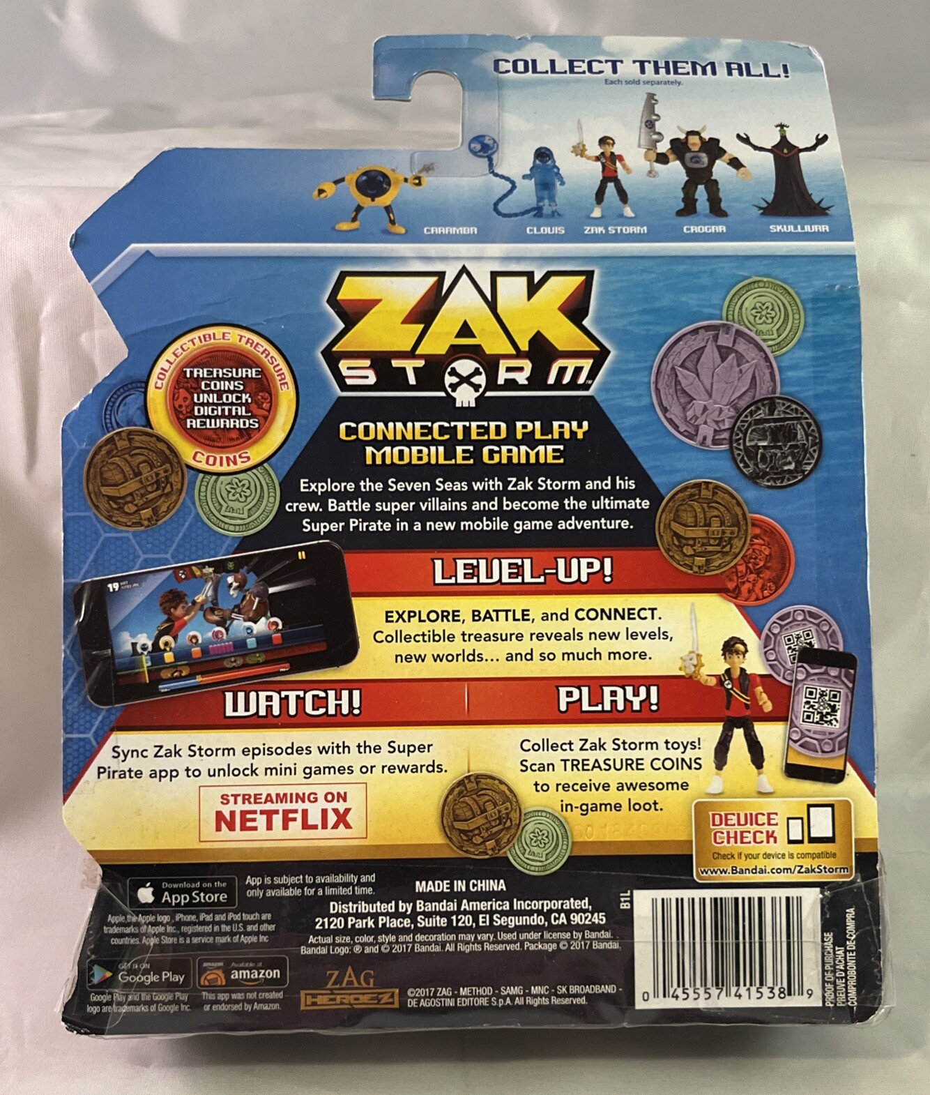 Zak Storm Caramba New Super Pirate App Netflix Includes One Coin – NEW