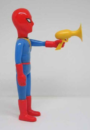 DEATH RAY HERO SOFT VINYL DOLL PRESS POP