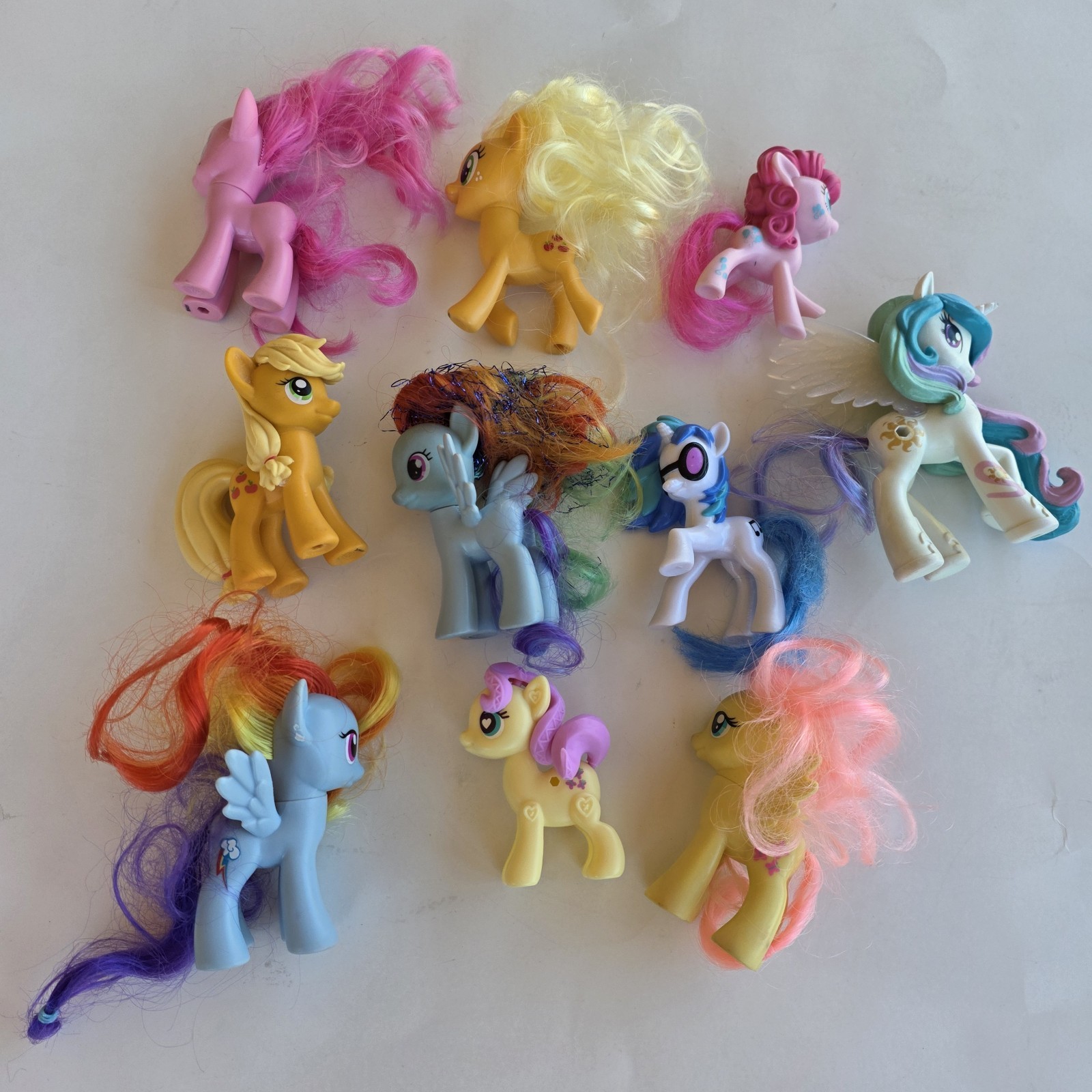 My Little Pony Mixed Lot of 10 Collectible Figures