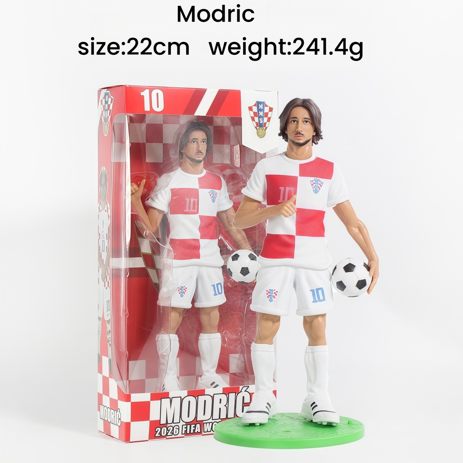 Best Soccer Player 8 inch Action Figures Messi Ronaldo