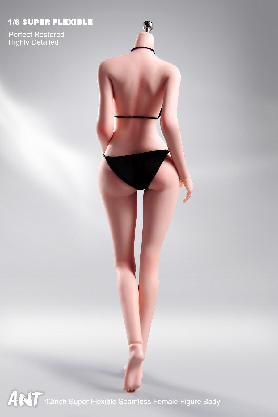 1:6 Pale Skin Medium Breast Female Makeup Seamless Figure Body With detail model