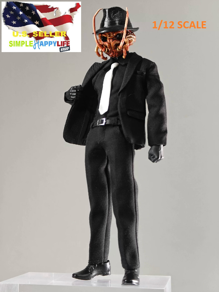 1/12 BLACK business suit for 6″ figure SHF Nota Mezco MixMax PHICEN marvel ❶USA❶