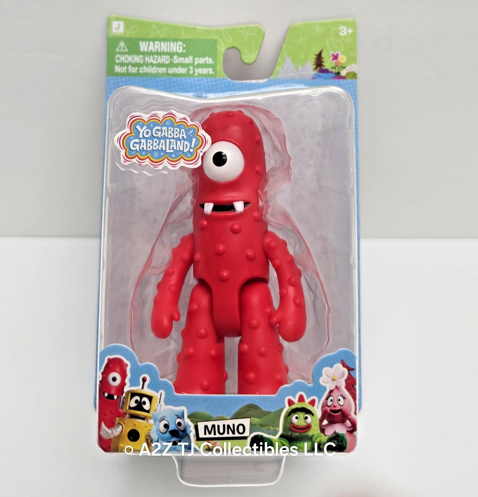 Yo Gabba Gabbaland Action Figure Muno Plex Toodee Brobee Foofa Set of 5 BNOC
