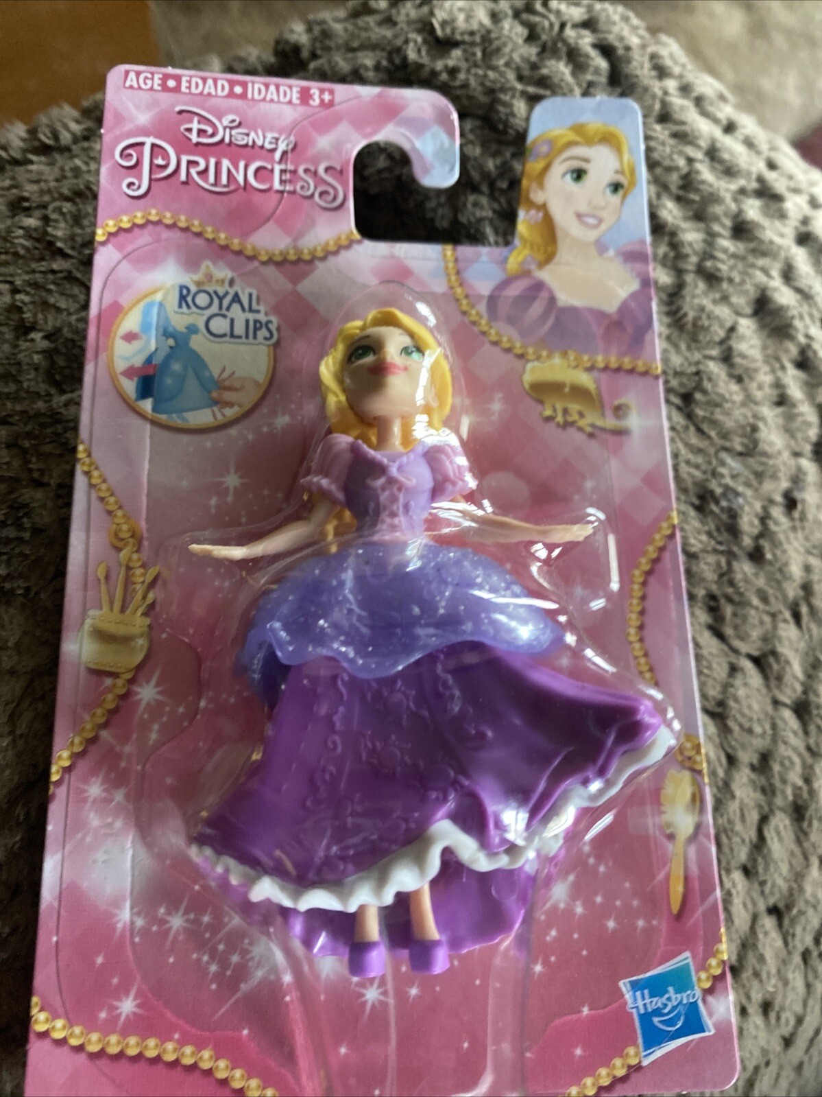 NEW Hasbro Disney Princess Rapunzel Royal Clips Sparkling Dress from Tangled New