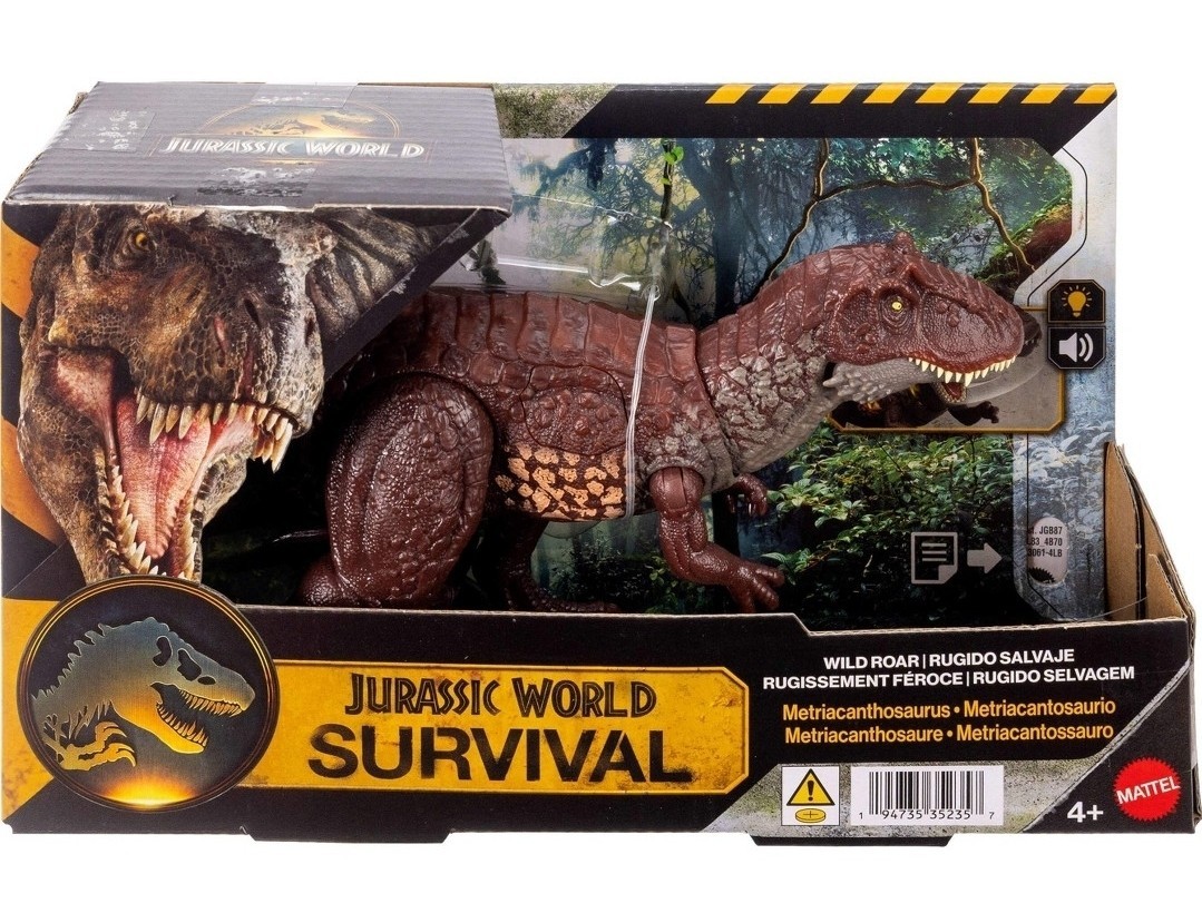 Jurassic World Survival Wild Roar METRIACANTHOSAURUS Dinosaur Action Figure