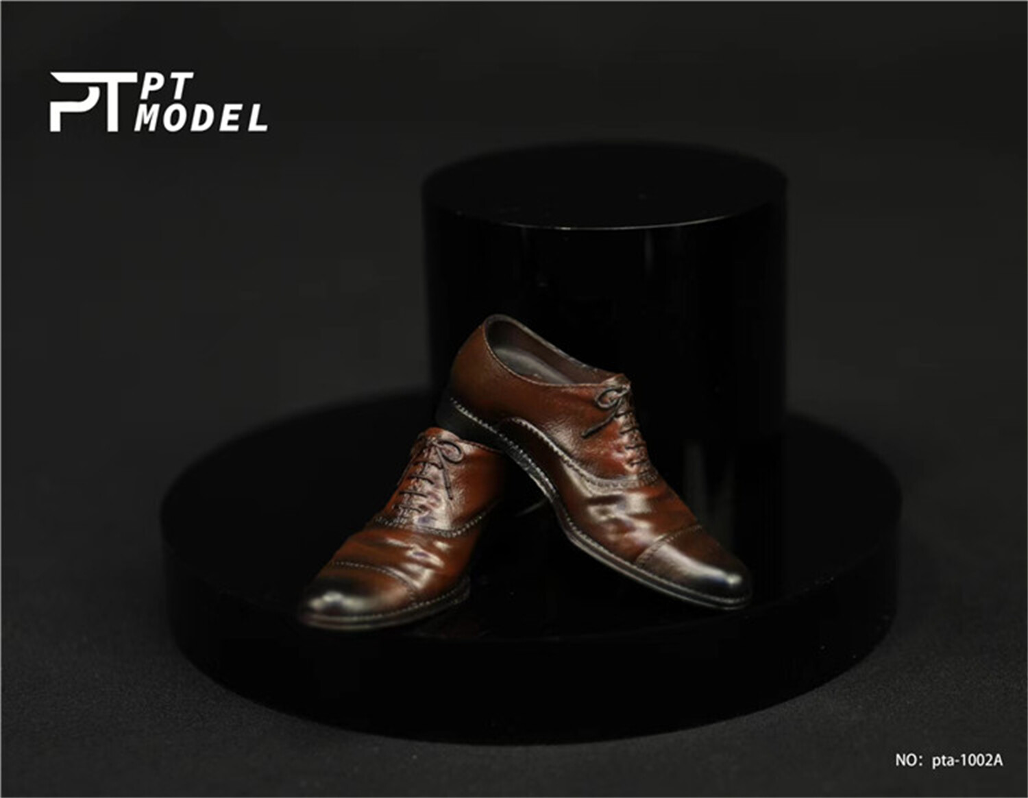 PTMODEL 1/6 PTA-1002 Magnetic Leather Shoes Model Fit 12” Body Figures