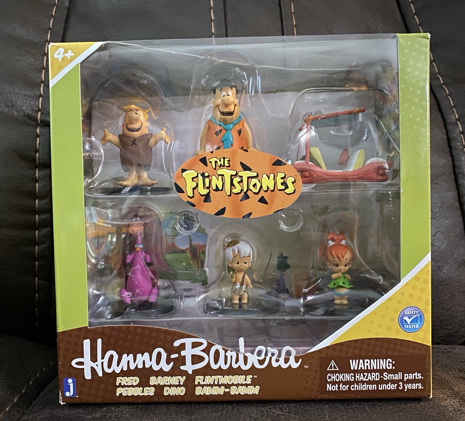 Jazwares The Flintstones Hanna Barbera Full Set Complete PVC Action Figure Model