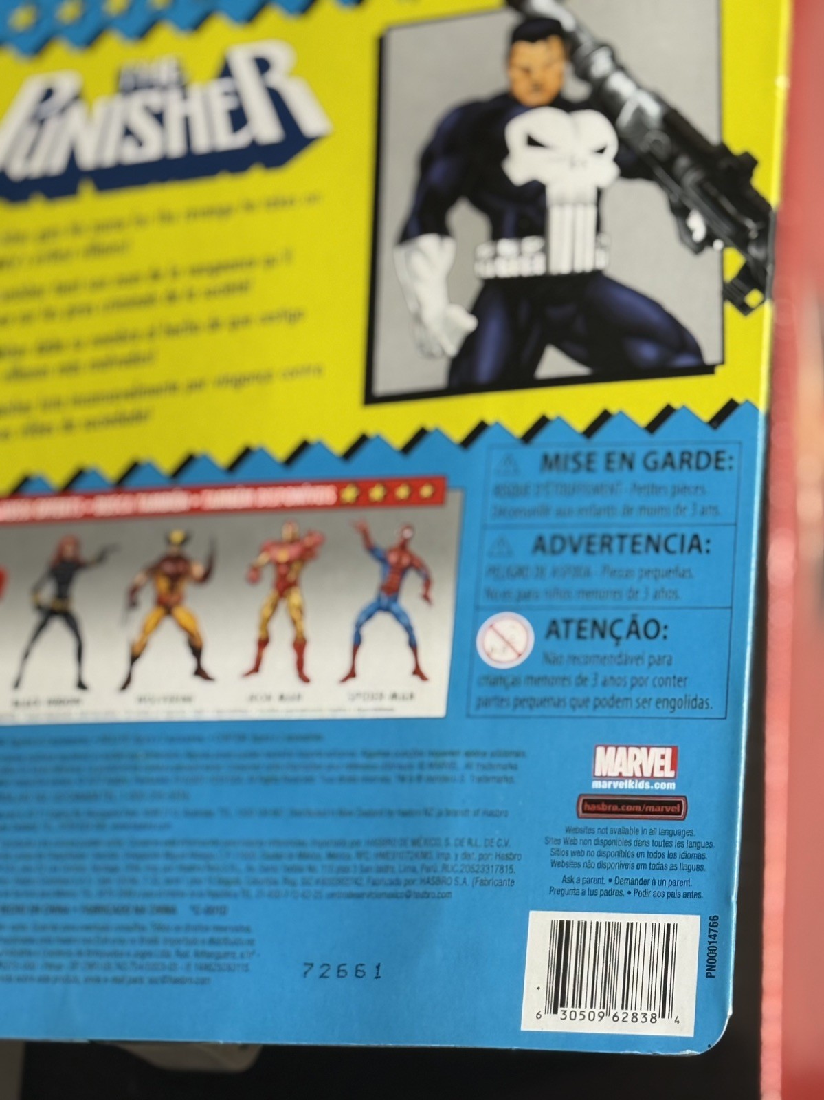 Marvel Legends Retro Hasbro The Punisher Frank Castle Action Figure NIB 2019