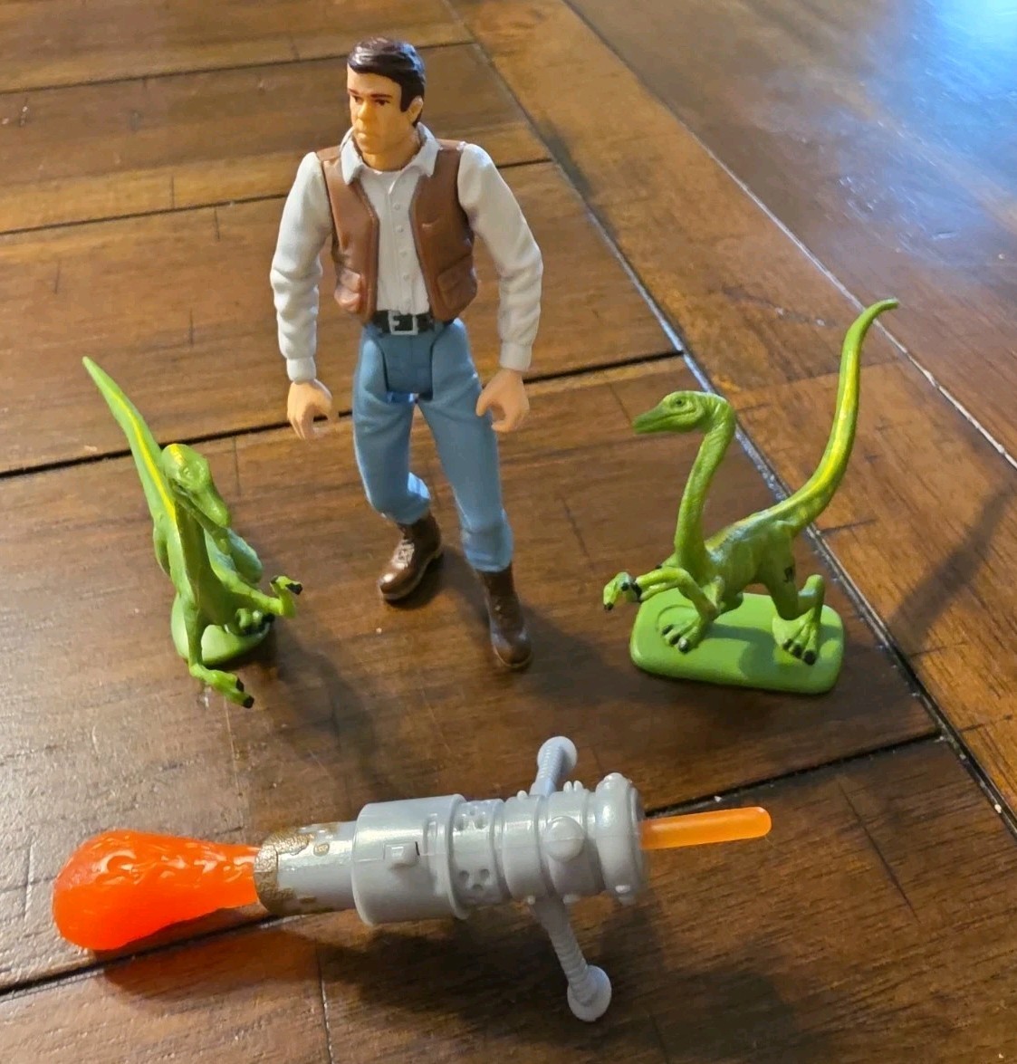 Vintage Jurassic Park III 4″ Dr. Alan Grant Rare Variant Hasbro 2000