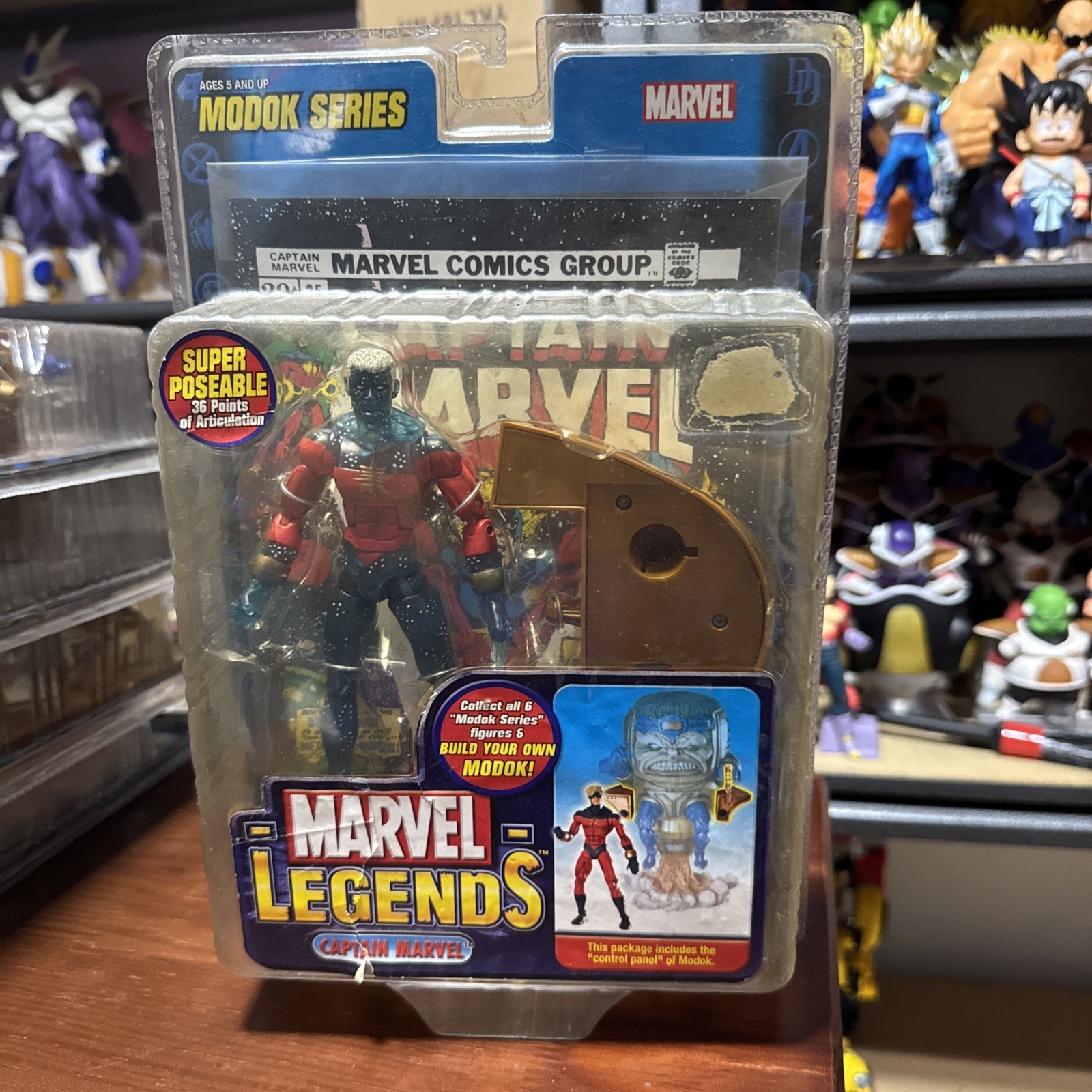 Marvel Legends Captain Marvel Modok Series Blue Variant Rare! Ship Loose No Box!