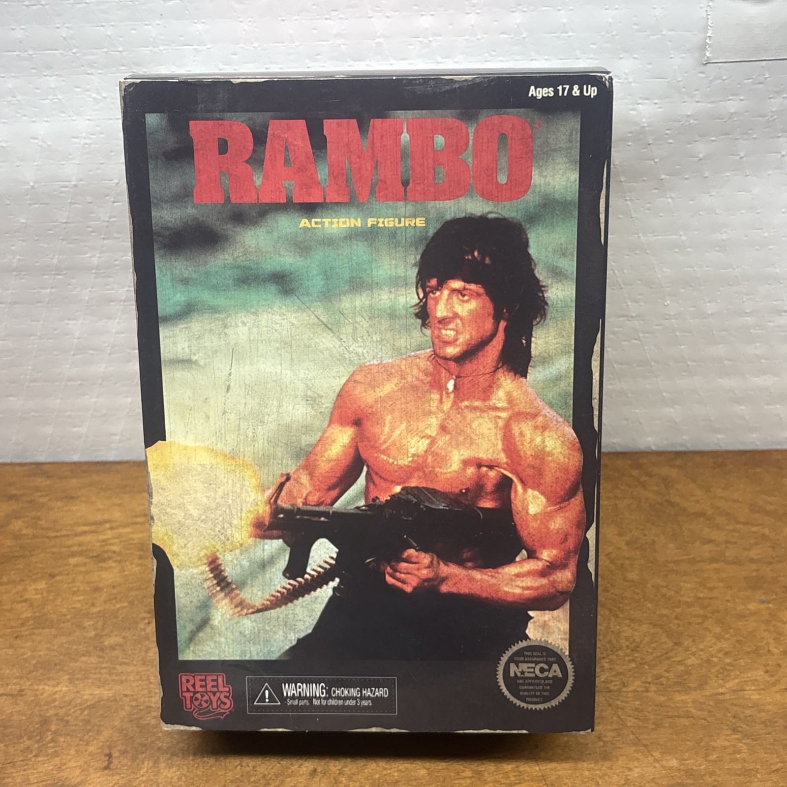 NECA RAMBO FIRST BLOOD FIGURE Reel Toys Sylvester Stallone NECA