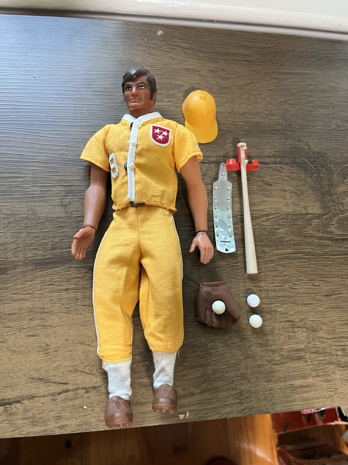 Big Jim Mattel Baseball Outfit Complete Josh Jack Jeff P.A.C.K. Wolfpack Sport