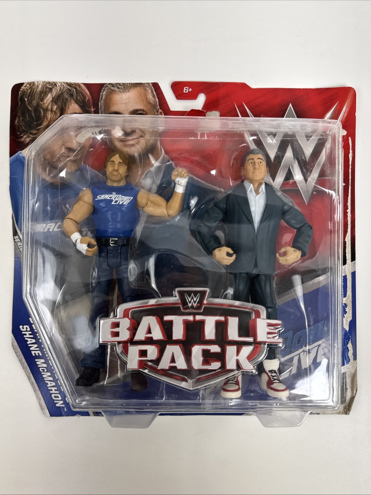 WWE 2017 Smack Down Battle Pack DEAN AMBROSE & SHANE MCMAHON Series # 46 Mattel
