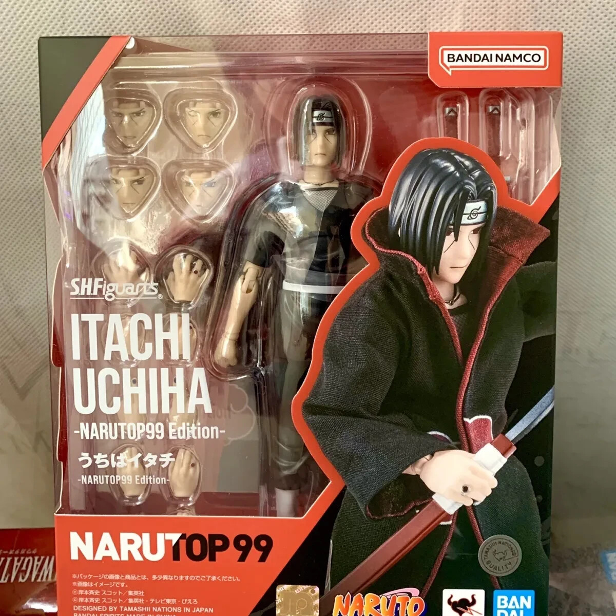 NARUTO S.H.Figuarts Itachi Uchiha NARUTOP99 Edition Action Figure SHF Toy Gift~