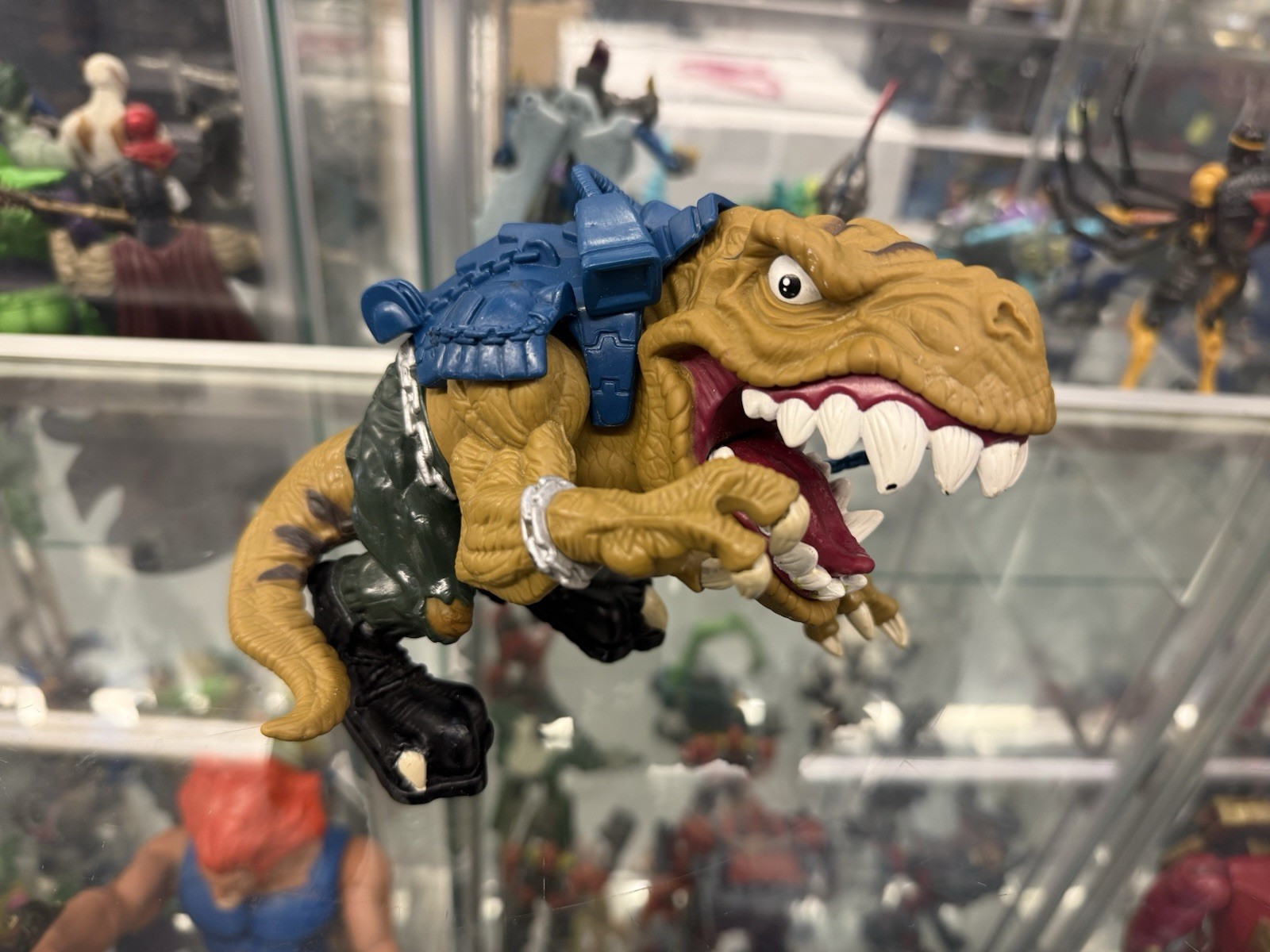 Extreme Dinosaurs T-Bone T-Rex Mattel 1996 Action Figure – Missing Gun!!!