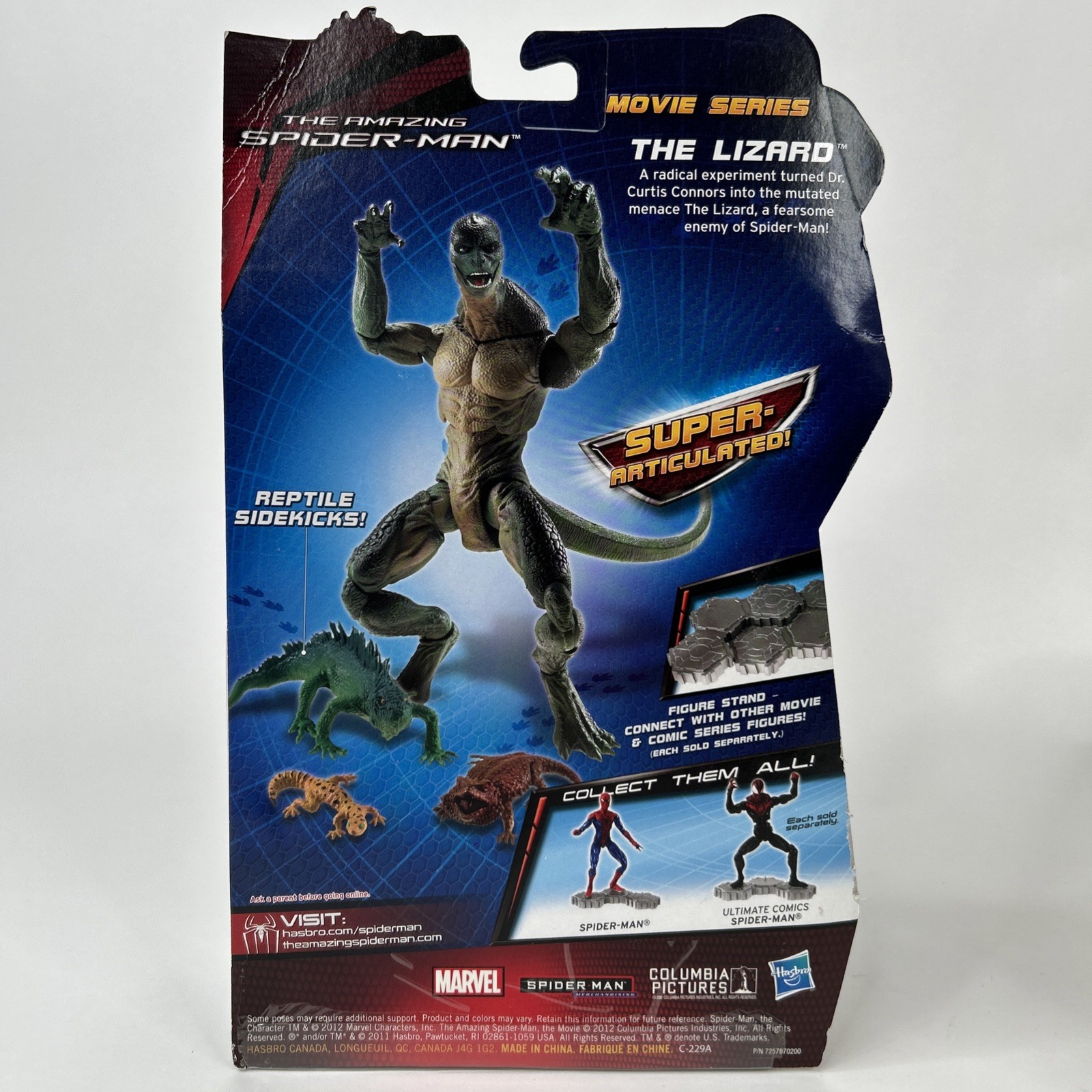 Hasbro The Amazing Spider-Man Movie Series THE LIZARD Walmart Exclusive