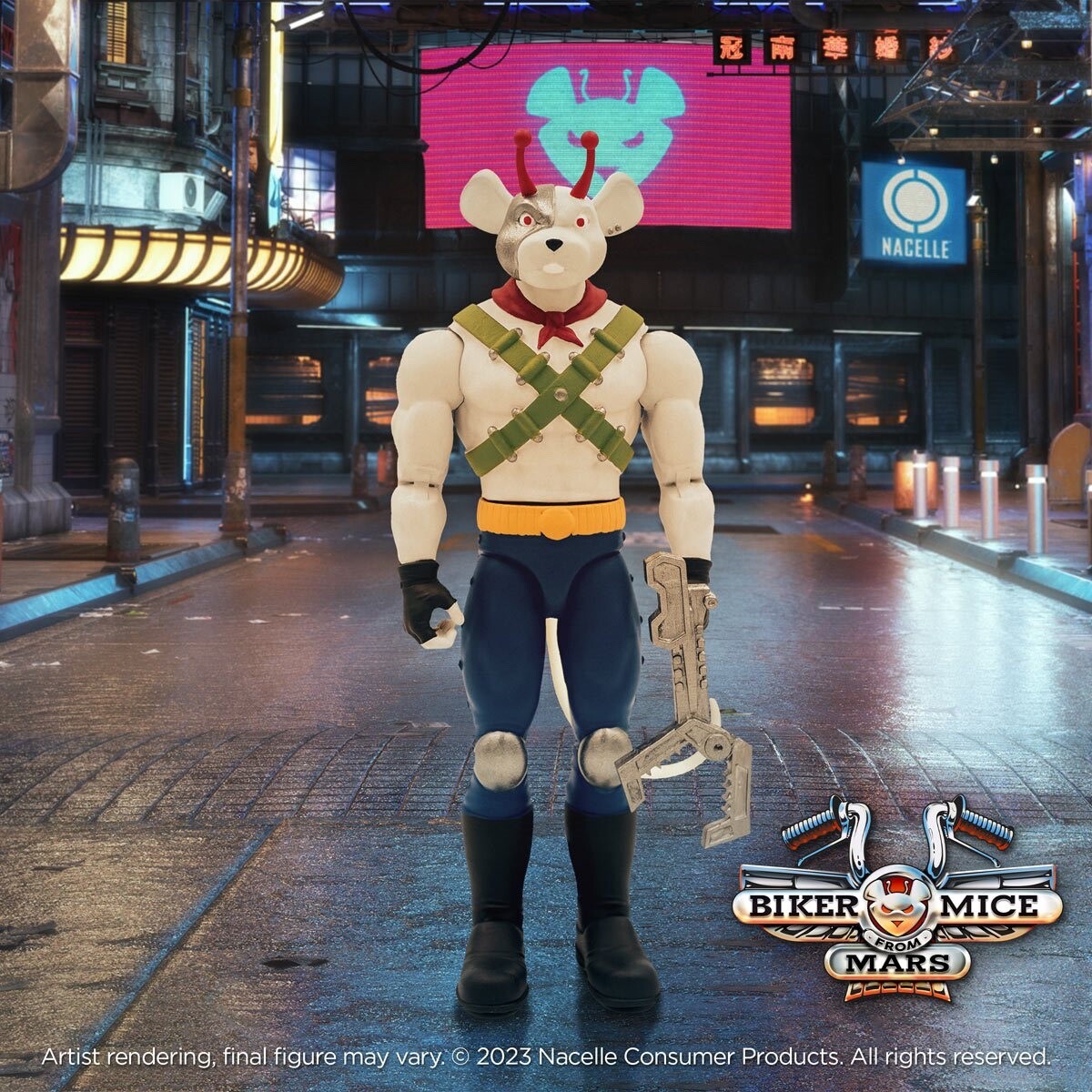 Nacelle • Biker Mice from Mars • VINNIE (7 -in) Action Fig • Ships Free