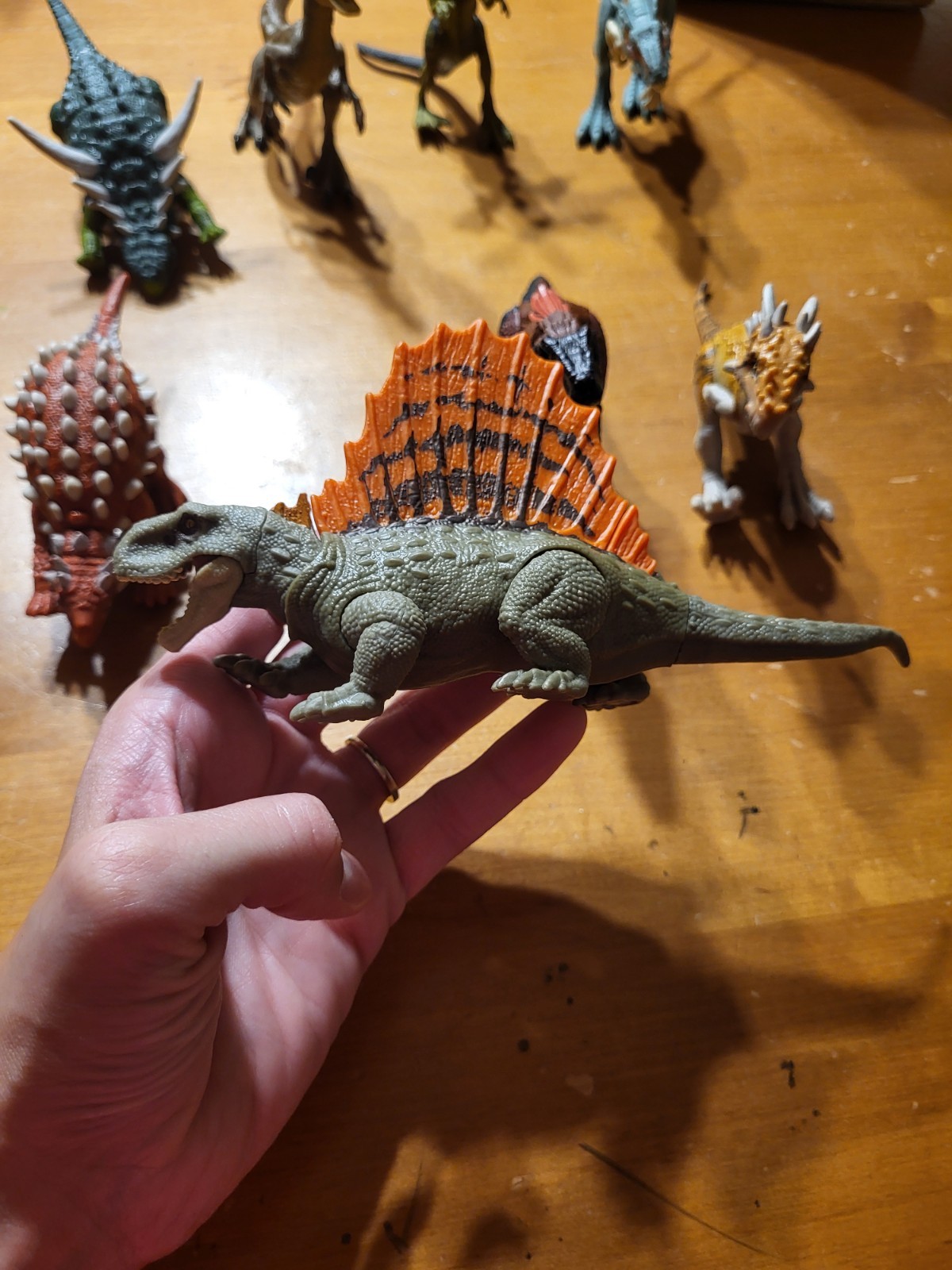 Jurassic World Dominion DIMETRODON from Dr. Alan Grant Set Dinosaur Toy Mattel