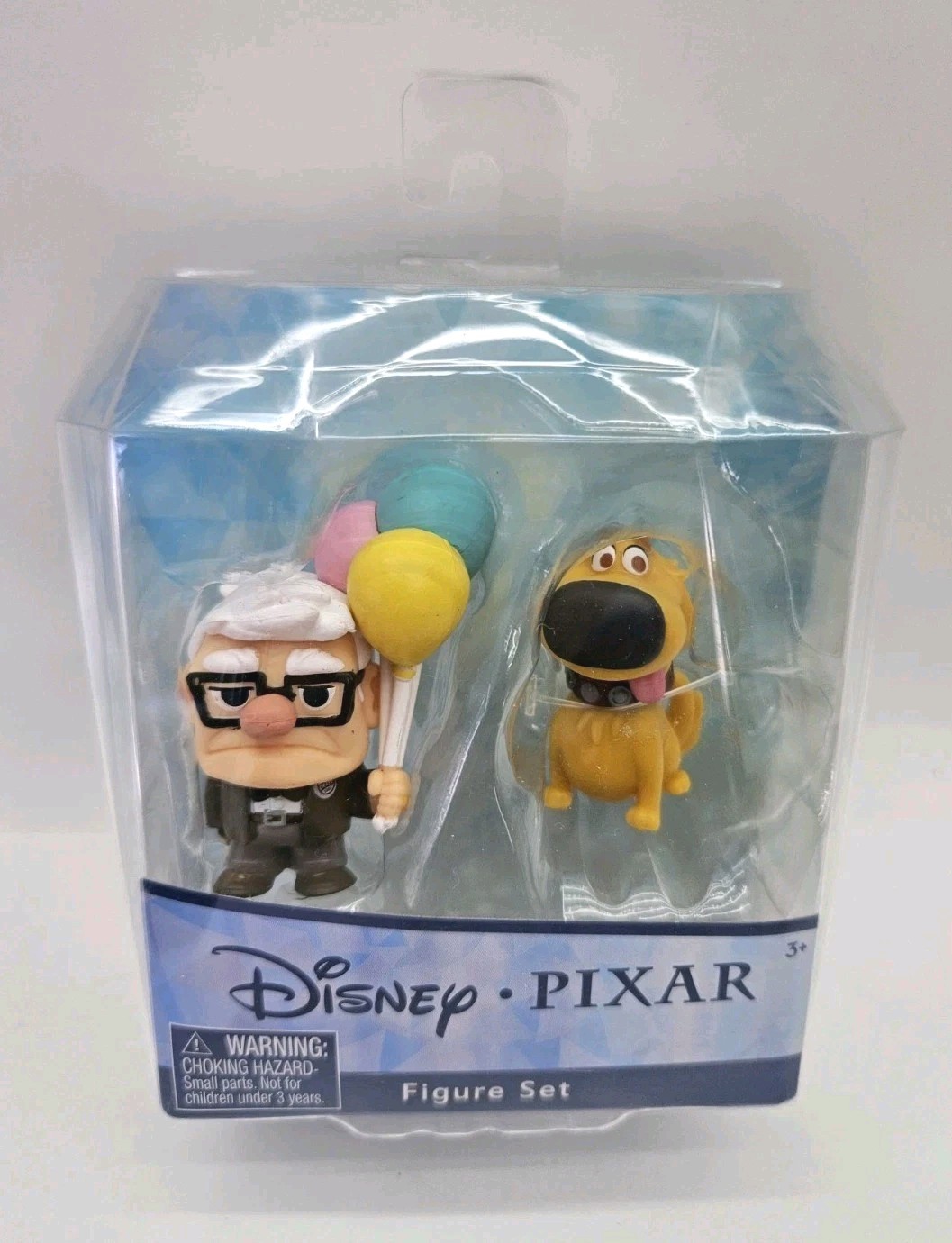 Disney Pixar Up Carl & Dug Just Play Figure Set PVC Toys Cake Toppers