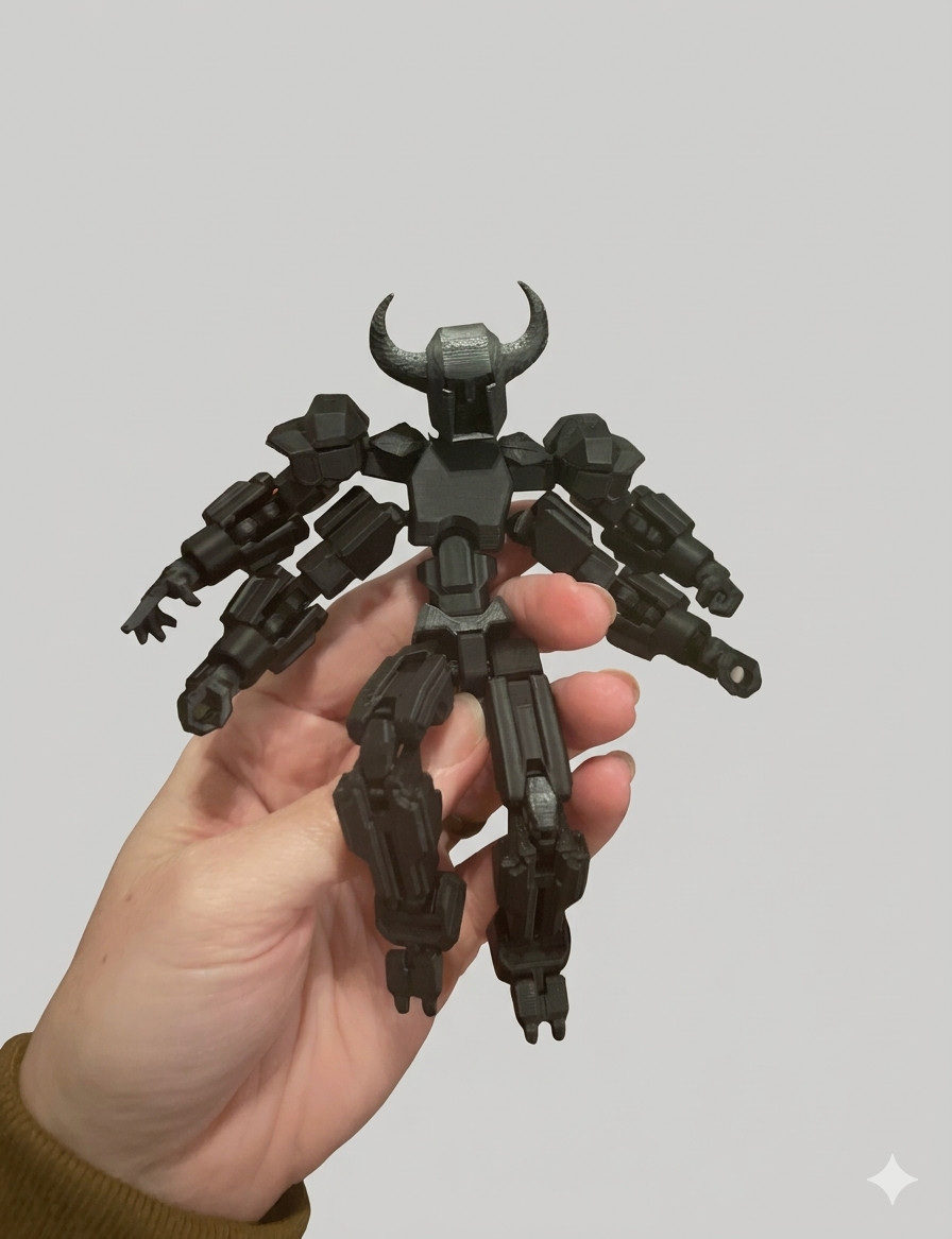 Mecha 13 | Dummy 13 SPECIAL EDITION | Custom 3D Printed Action Figure Toy