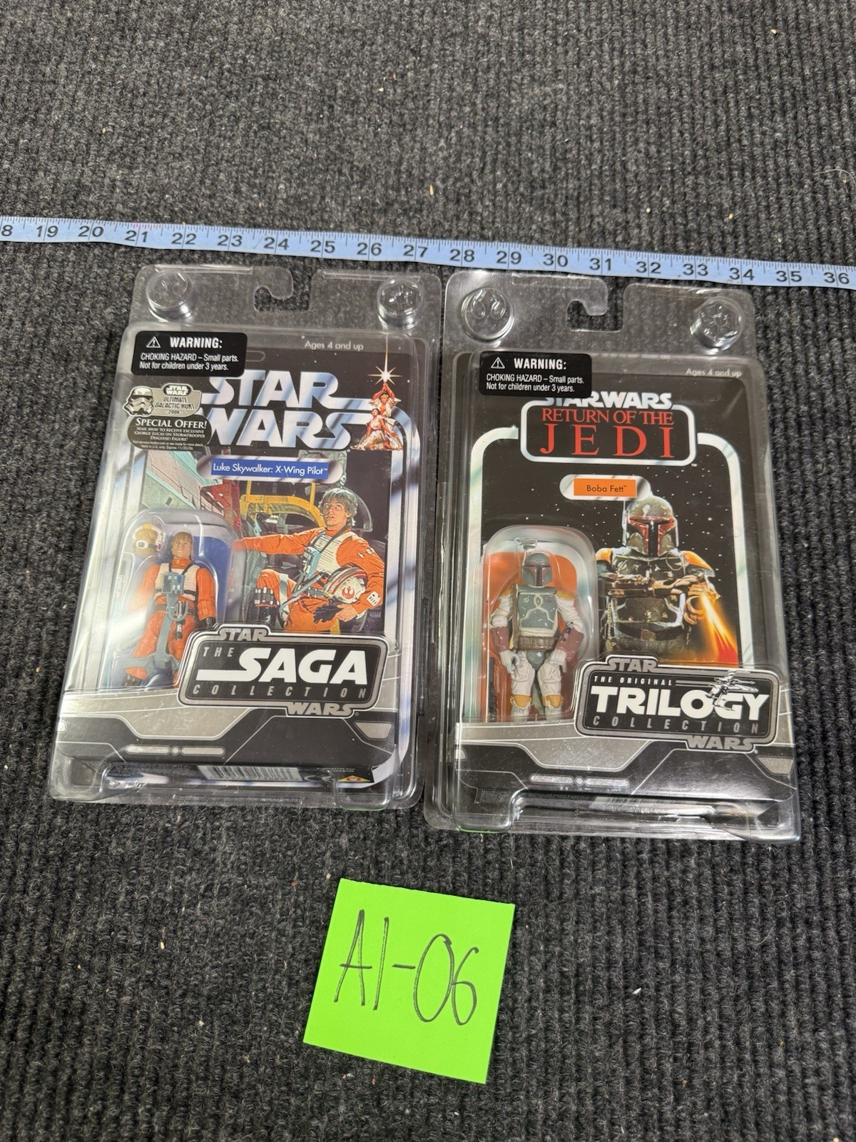 2006 Star Wars Saga Edition Factory Sealed Action Figure Lot A1-06