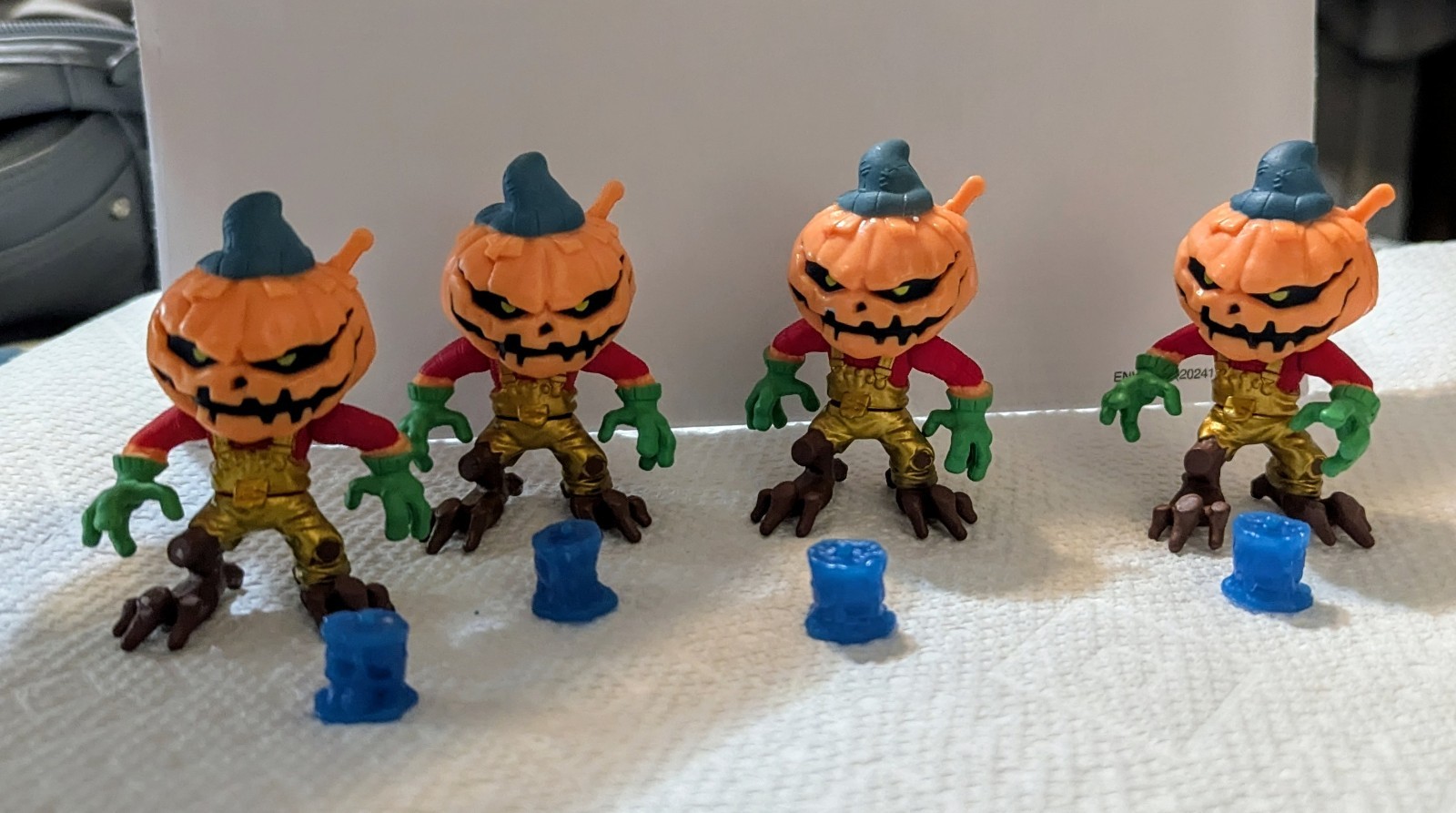 Moose Treasure X Monster Gold Figure #3 Jack Mini Monster Pumpkin Head W/ Candle