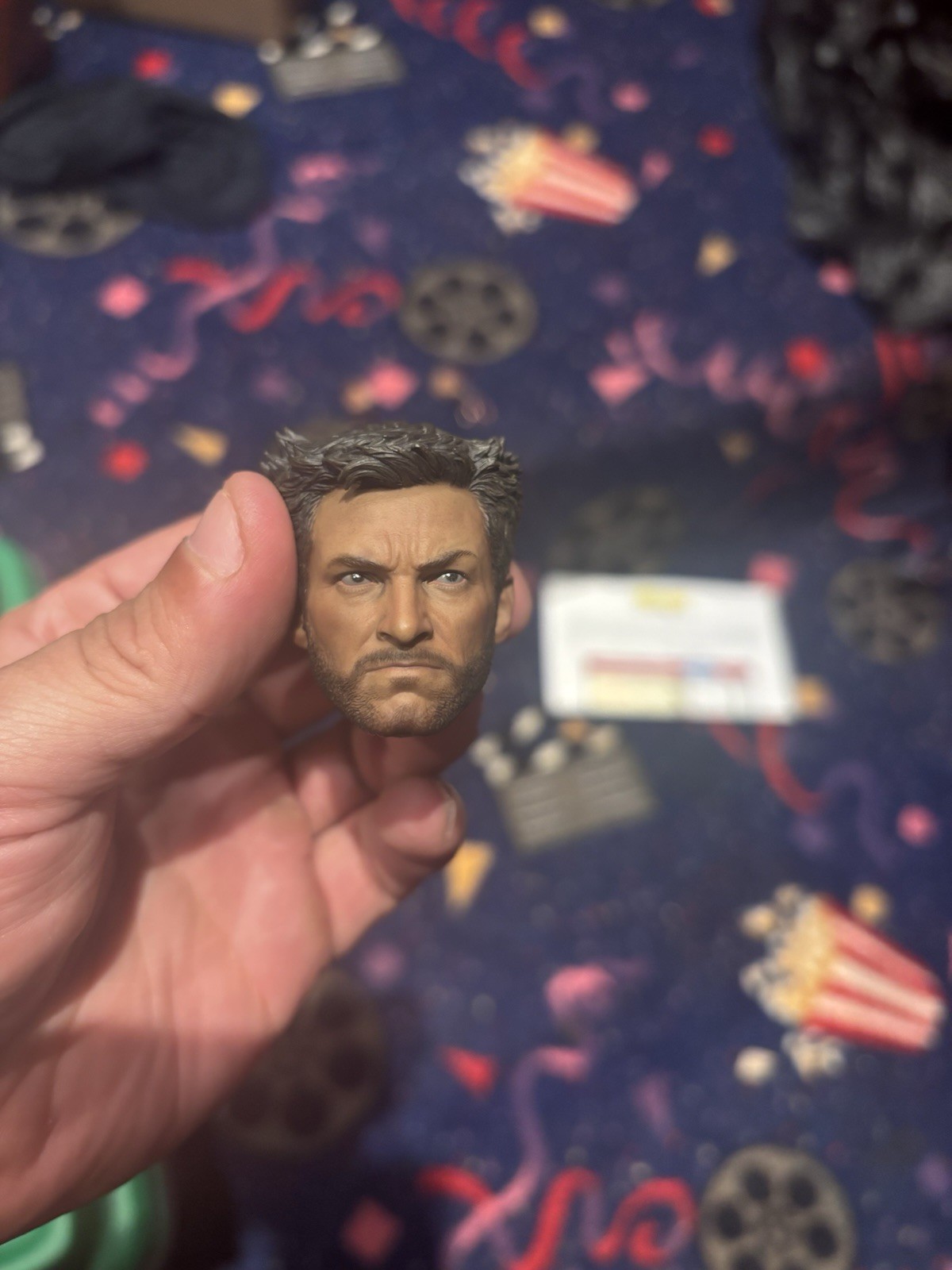 The Wolverine Authentic Hot toys Head sculpt Rare Hugh Jackman 1/6 Custom