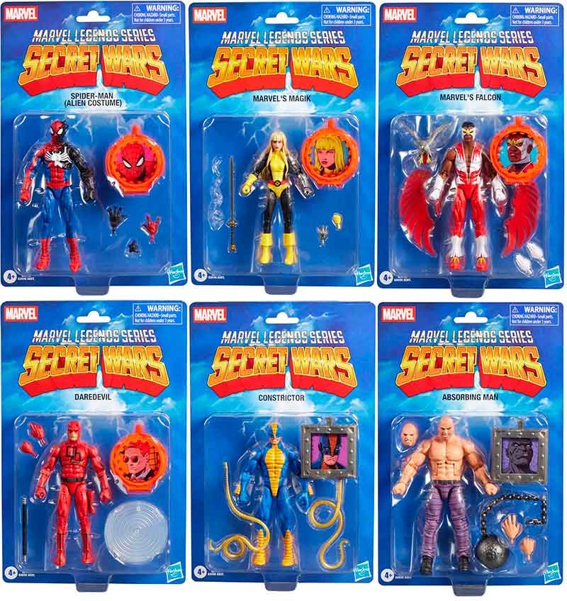 Marvel Legends Retro 6″ Figure Secret Wars Wave 2 – Set of 6 IN STOCK!