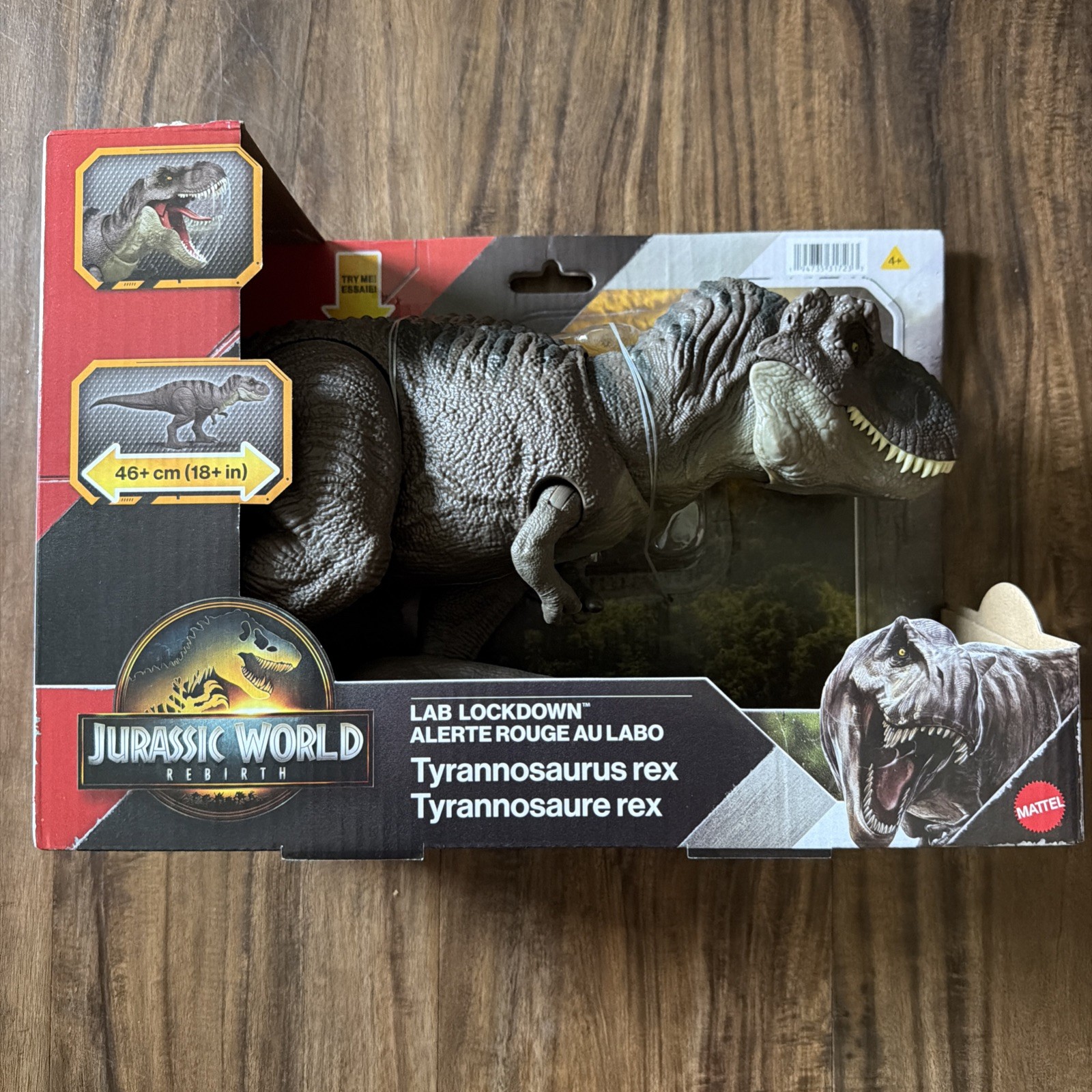 *Mattel* Jurassic World Movie Rebirth T-Rex Dinosaur Action Figure New In Box