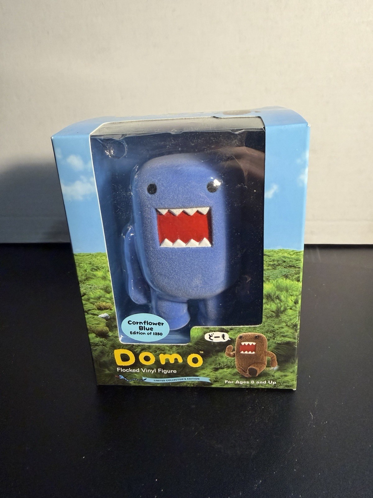 Domo Cornflower Blue Flocked 4 Inch Vinyl Figure Dark Horse Limited To /1250
