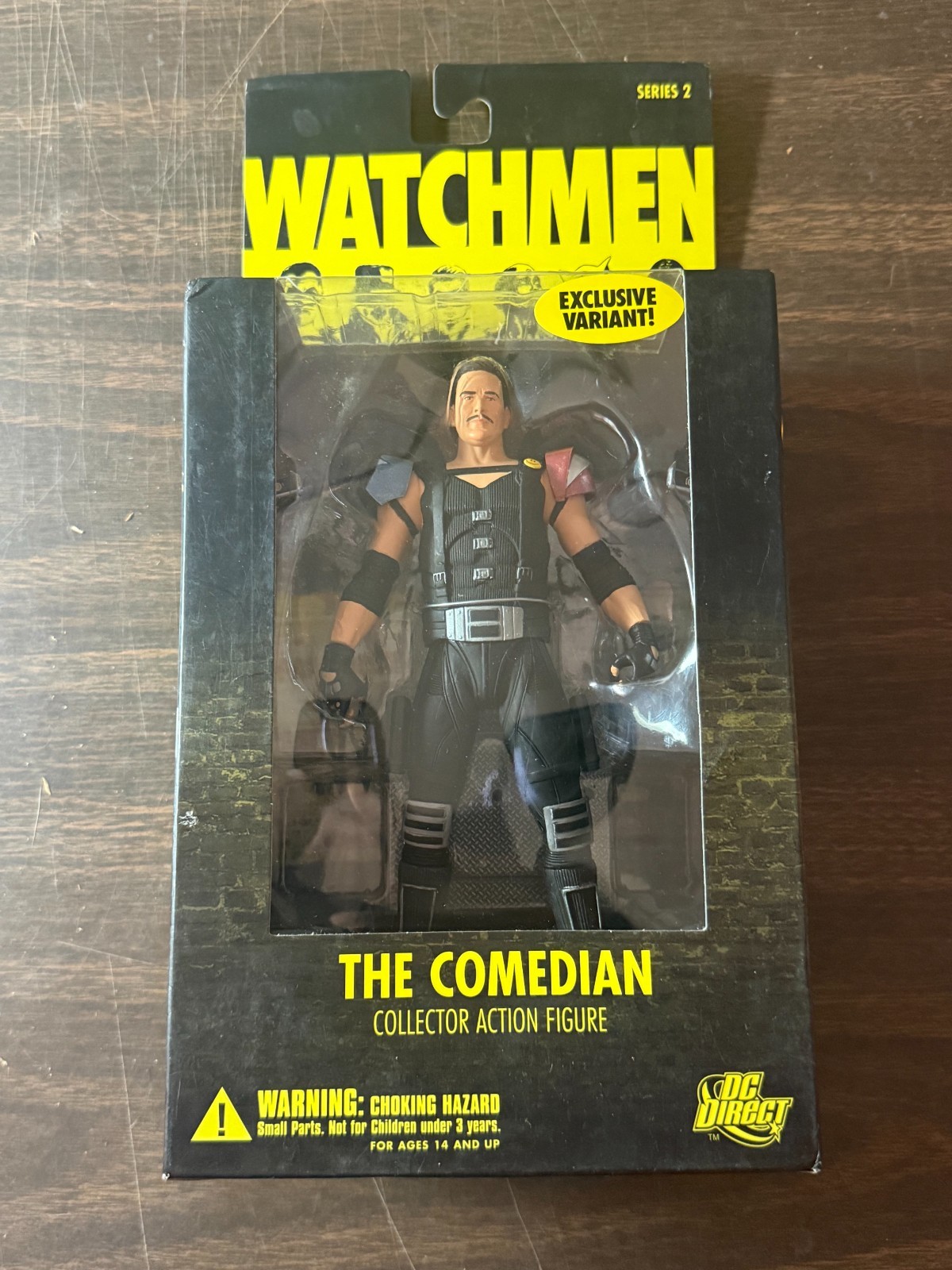 Watchmen The Comedian DC Direct Action Figure Exclusive Variant Series 2 sealed
