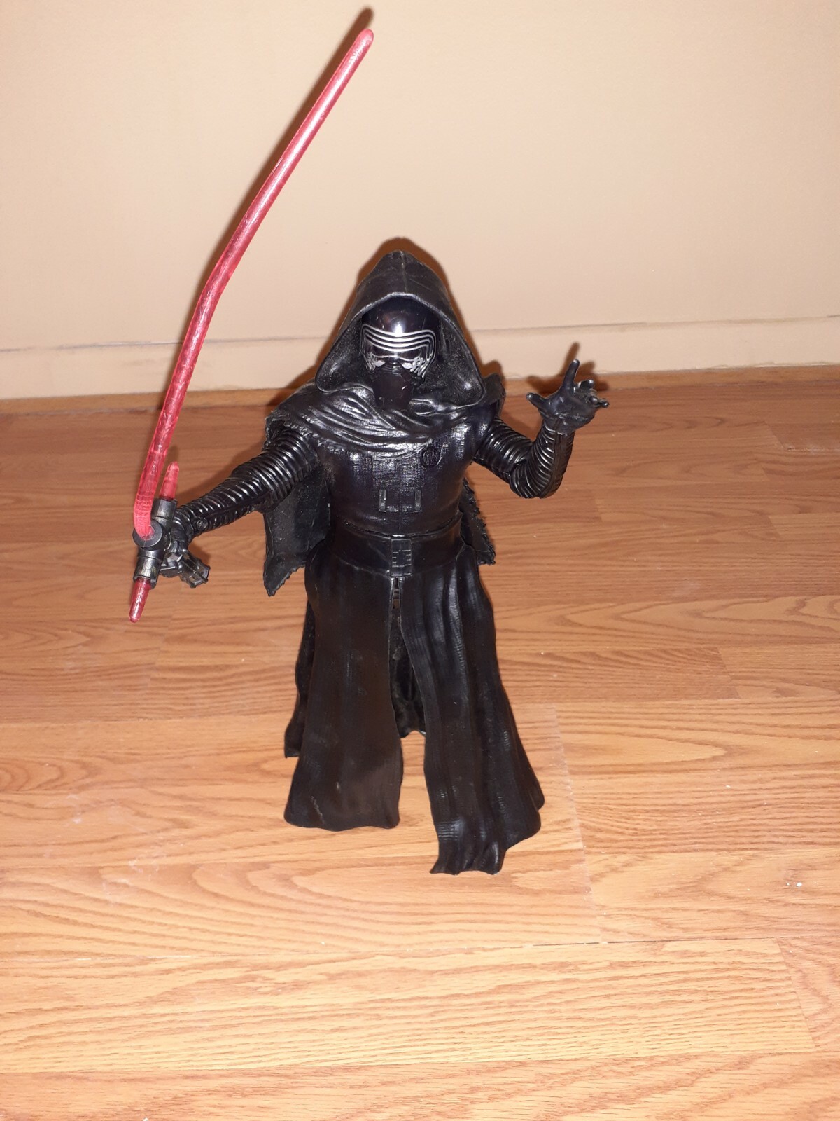 STAR WARS DARTH VADER TOY BATTERY OPERATED VOICE 14 INCHES TALL APROX WORKS VTG