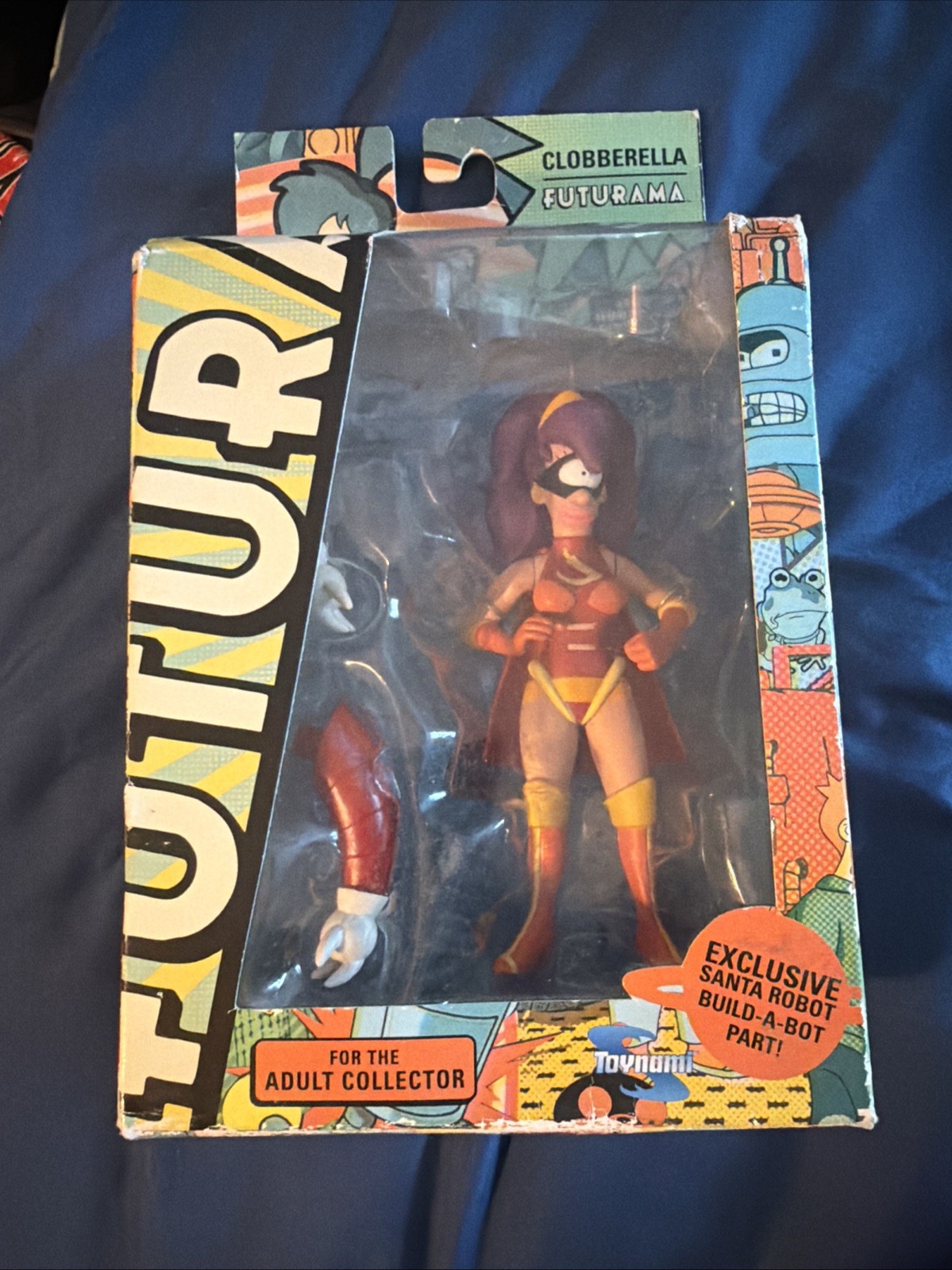 Futurama Toynami Figure Clobberella Leela Complete Santa Robot Build A Bot BAF