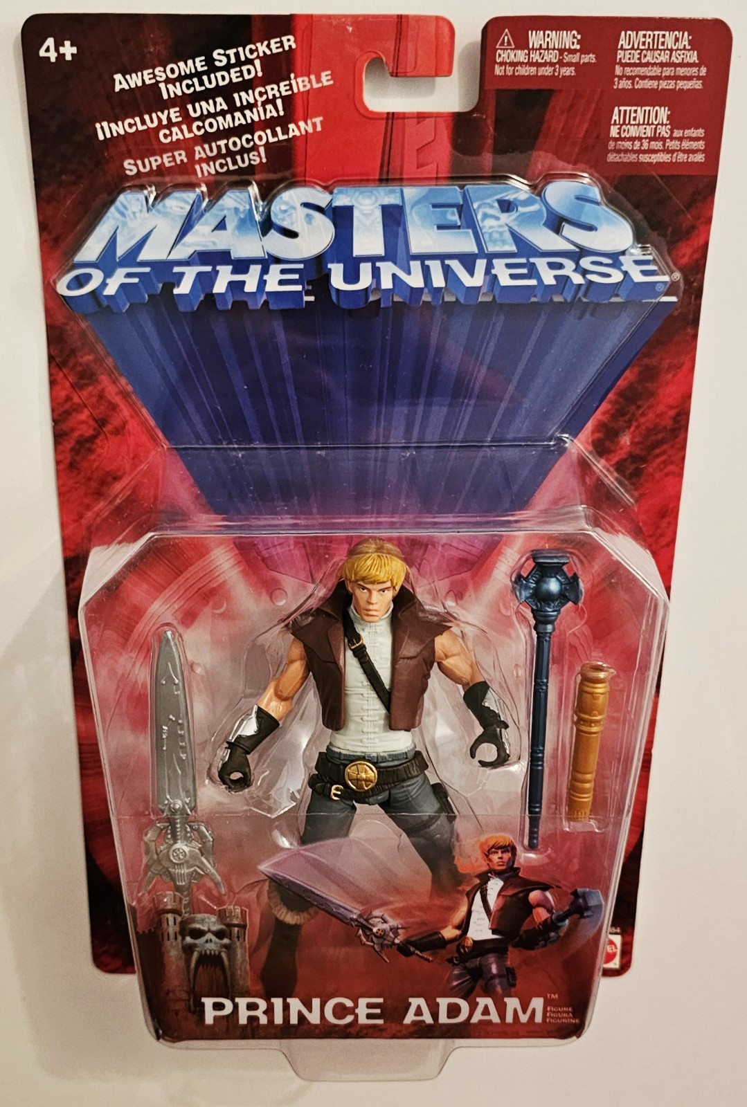 200x MASTERS OF THE UNIVERSE PRINCE ADAM ACTION FIGURE BRAND NEW FAST SHIPPING