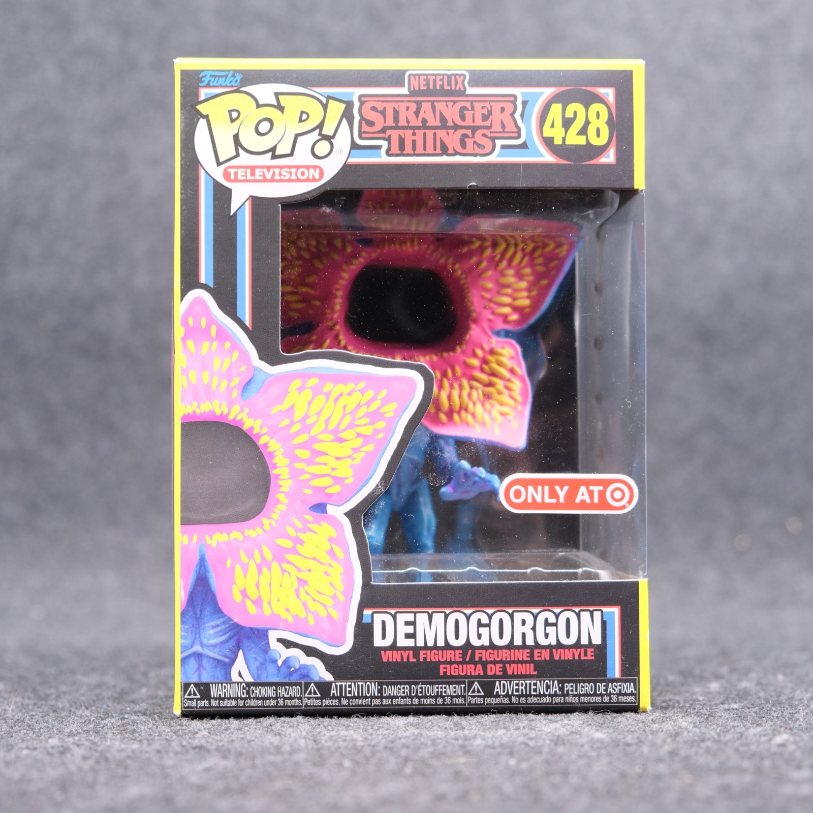 Funko Pop! Target Exclusive Stranger Things Demogorgon Blacklight Figure #428