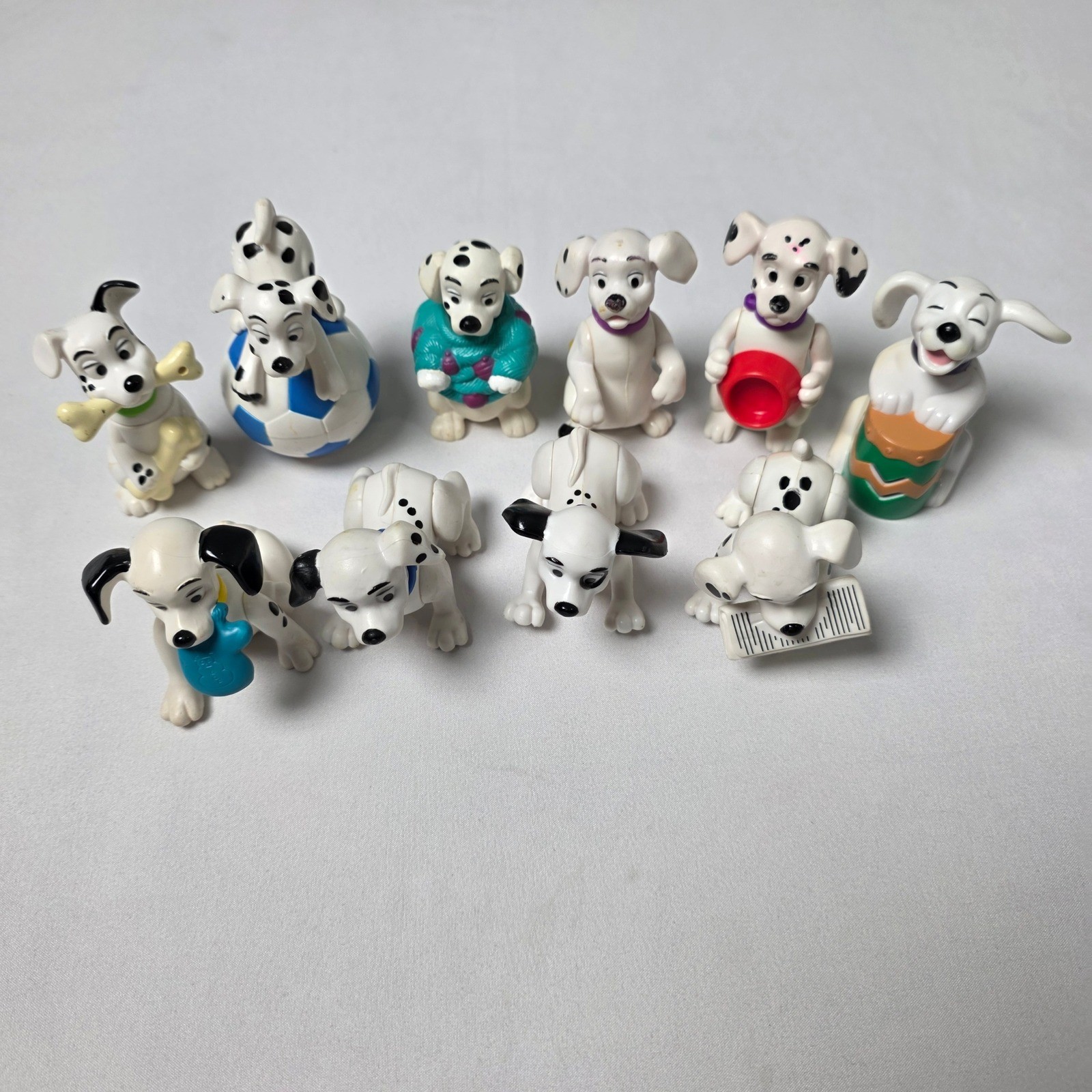 Disney 101 Dalmatians 1996-2000’s McDonald’s Happy Meal Figurines Lot of 10pcs