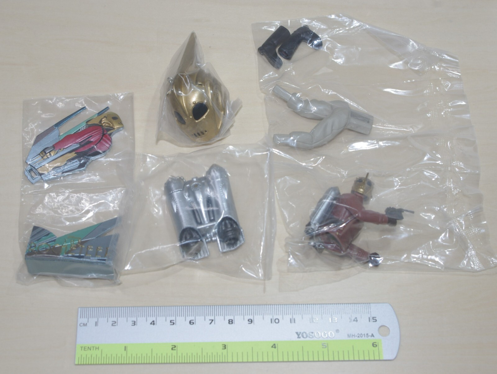 THE ROCKETEER ( 1991 ) MOVIE COLLECTION # Complete 4 Types Figures # capsule toy