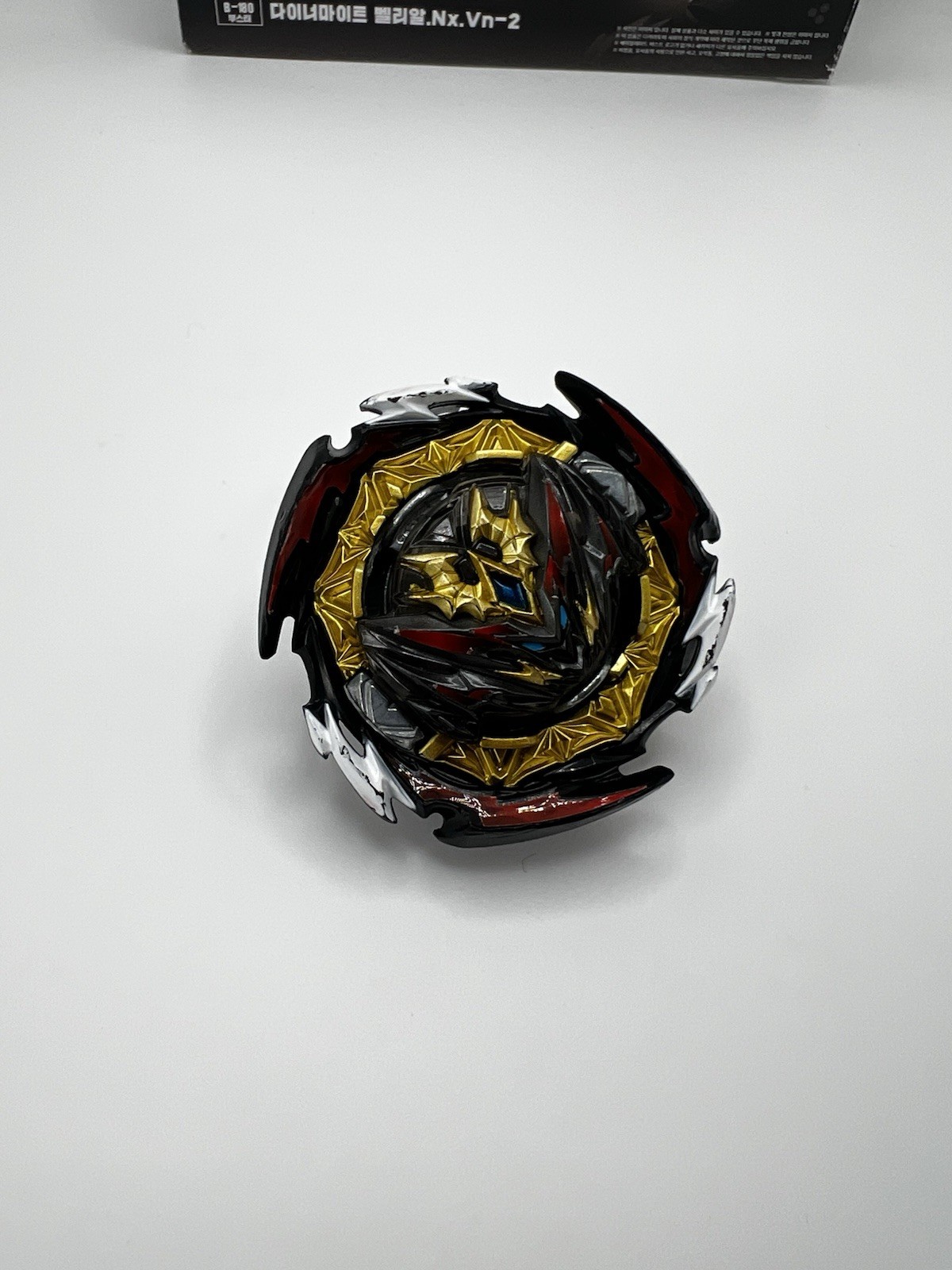 TAKARA TOMY Dynamite Belial.Nx.Vn-2 Burst BU Beyblade B-180 – COMPLETE IN BOX