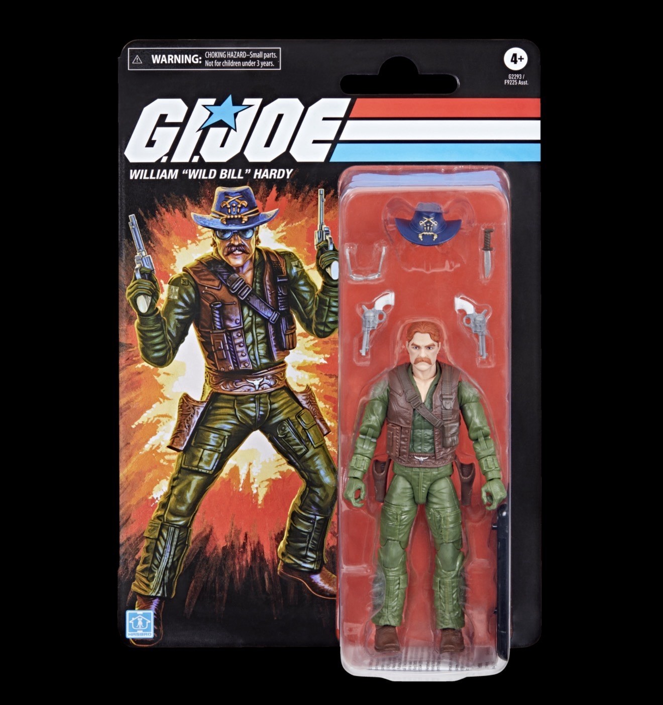 GI Joe Classified Series Retro Cardback Wild Bill Hardy 6in Figure New Hasbro