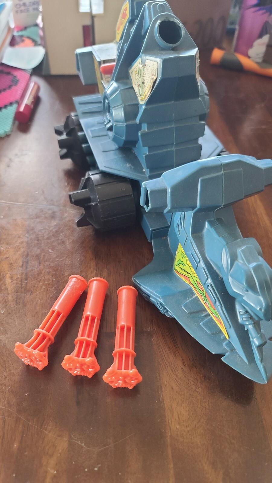 MOTU Masters of Universe He-Man Battle Ram COMPLETE DAMAGED