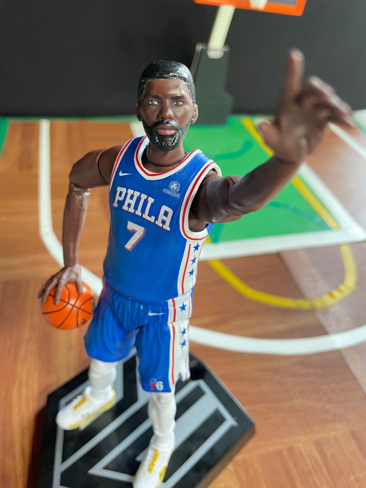 Jaylen Brown – Philadelphia 76ers Sixers – Custom Starting Lineup Action Figure