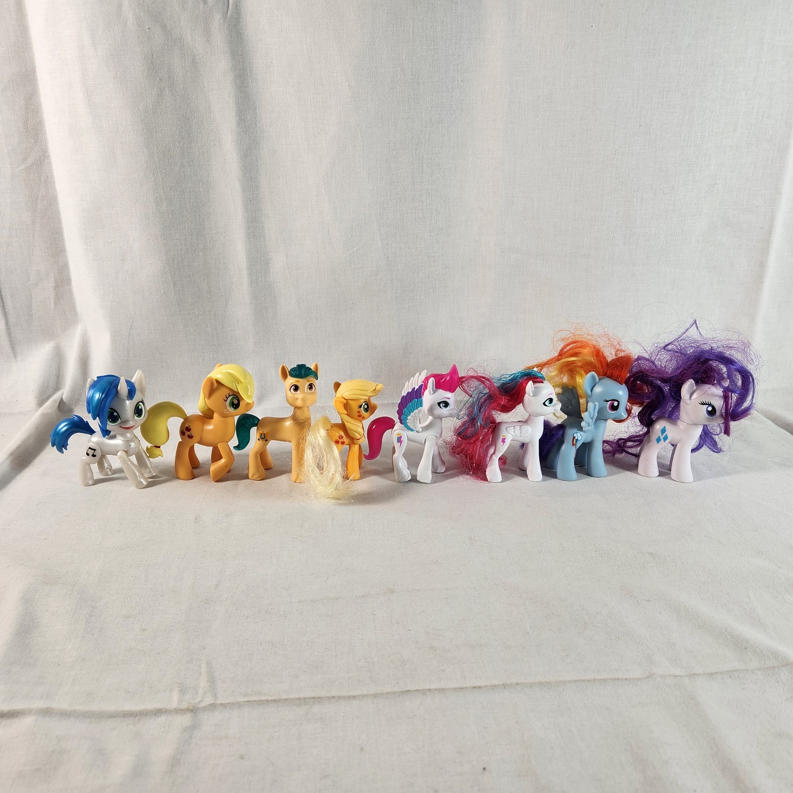 My Little Pony Figures Mixed Lot of 8 ABS Plastic Toy Ponies 3 Inch Fast Ship