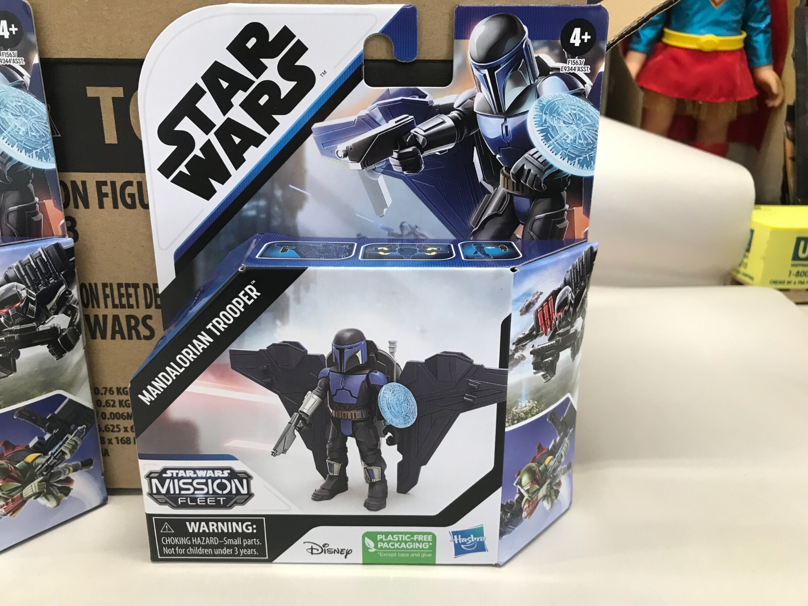 Star Wars Action Figure Mission Fleet Mandalorian Trooper, Hasbro Toys